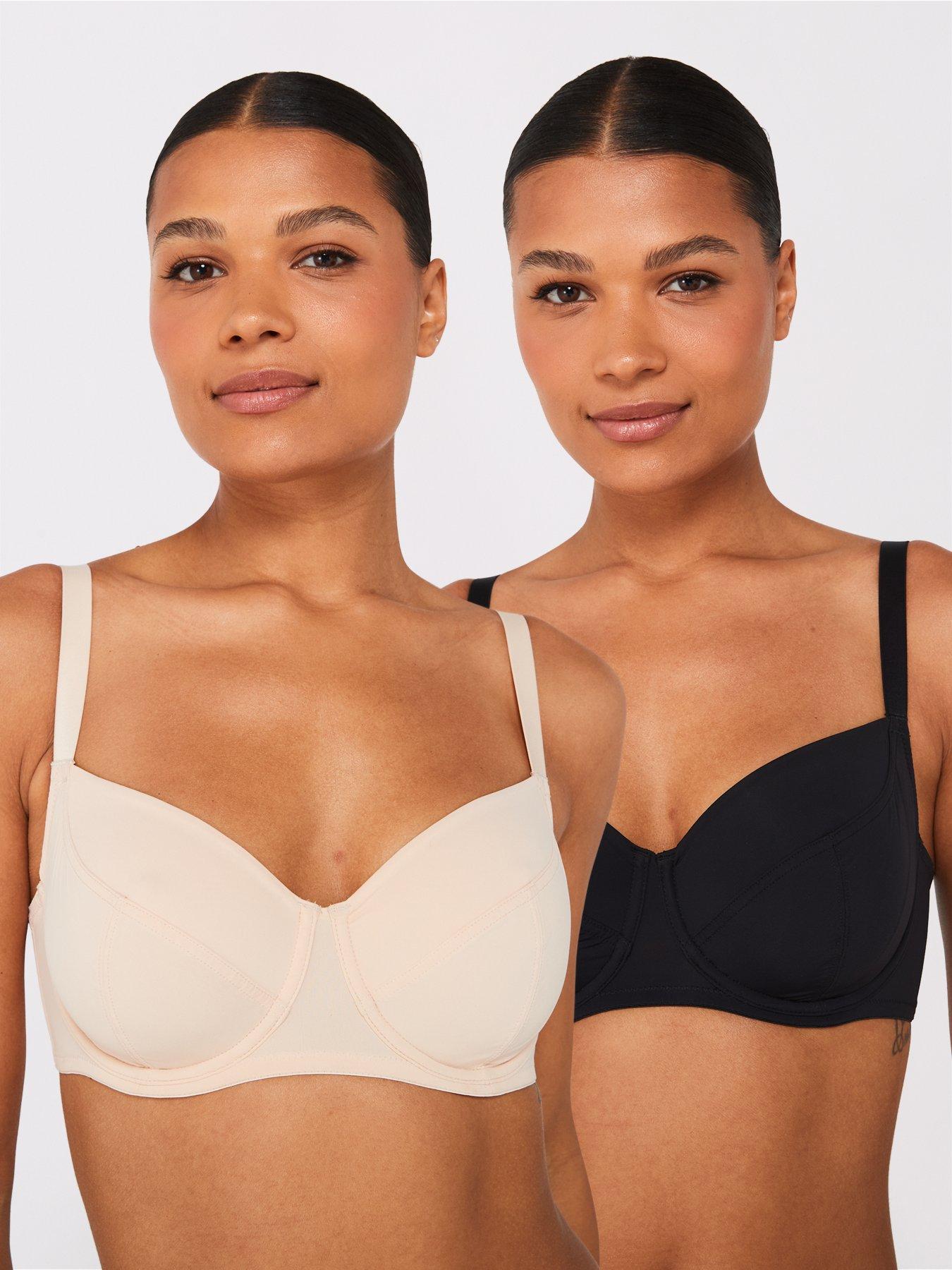 image of dorina-2pk-pluto-non-pad-wired-bra-multi