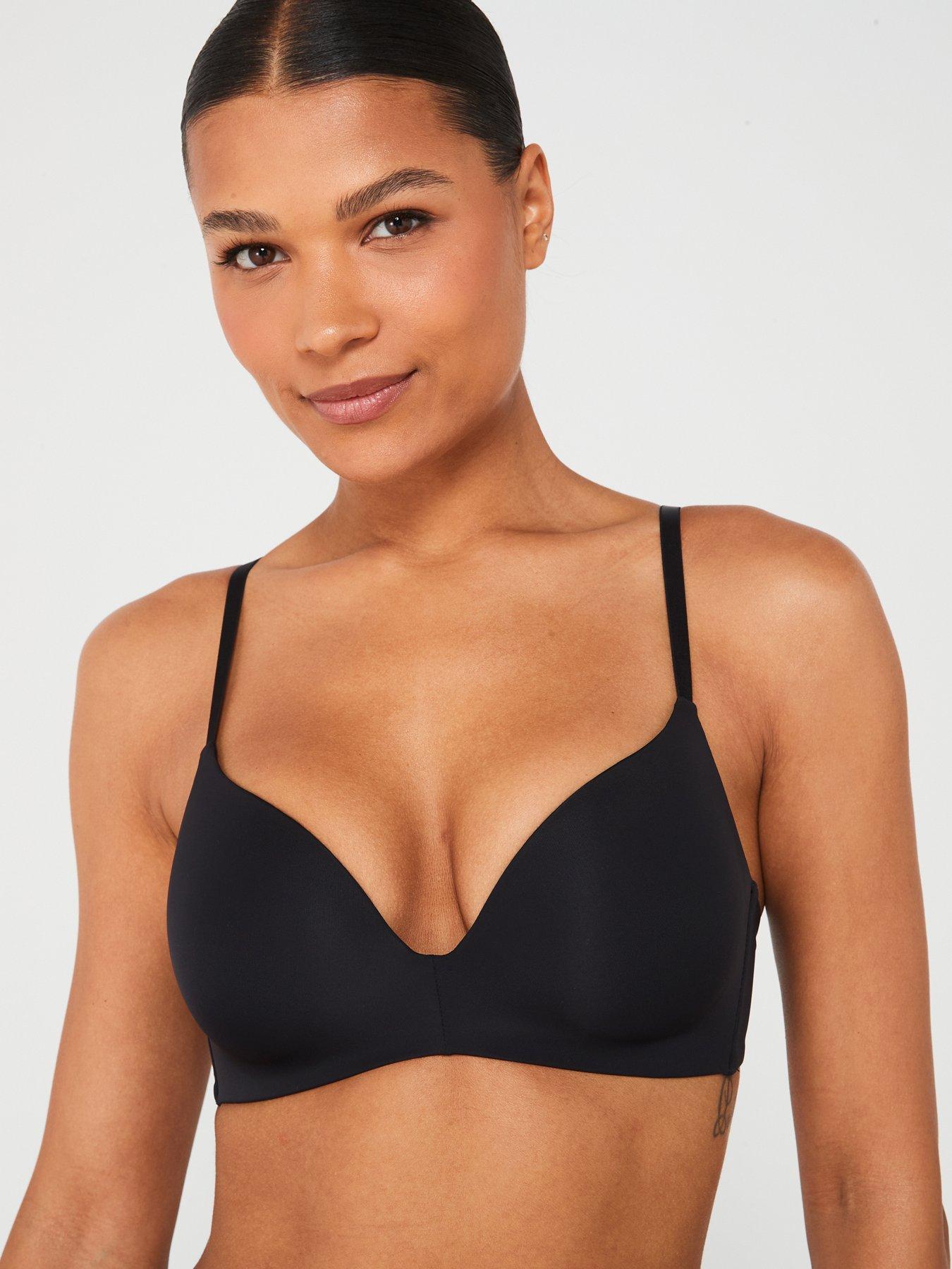 undefined Light Padded Wireless Bra - Black