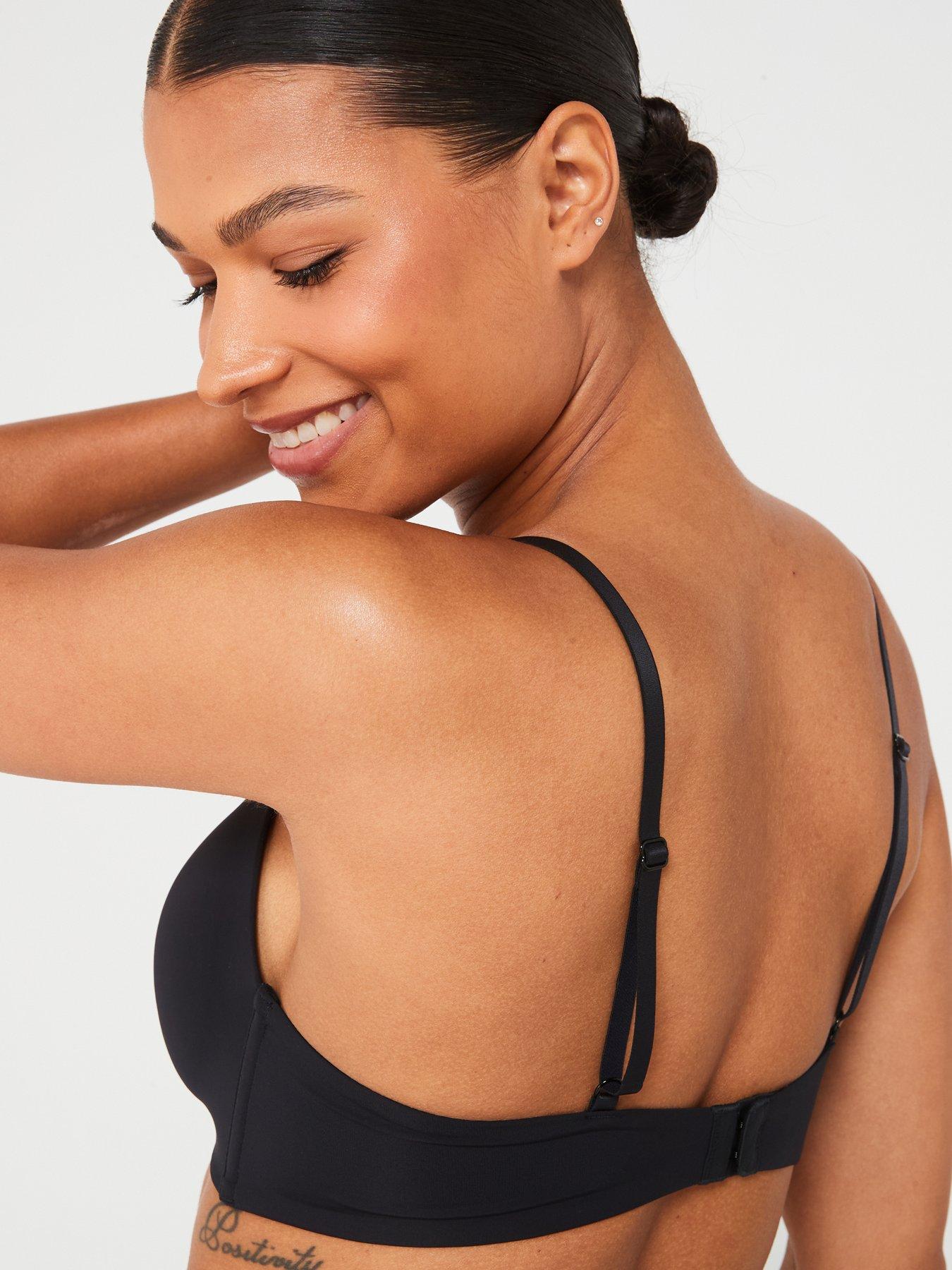  image of dorina-light-padded-wireless-bra-black