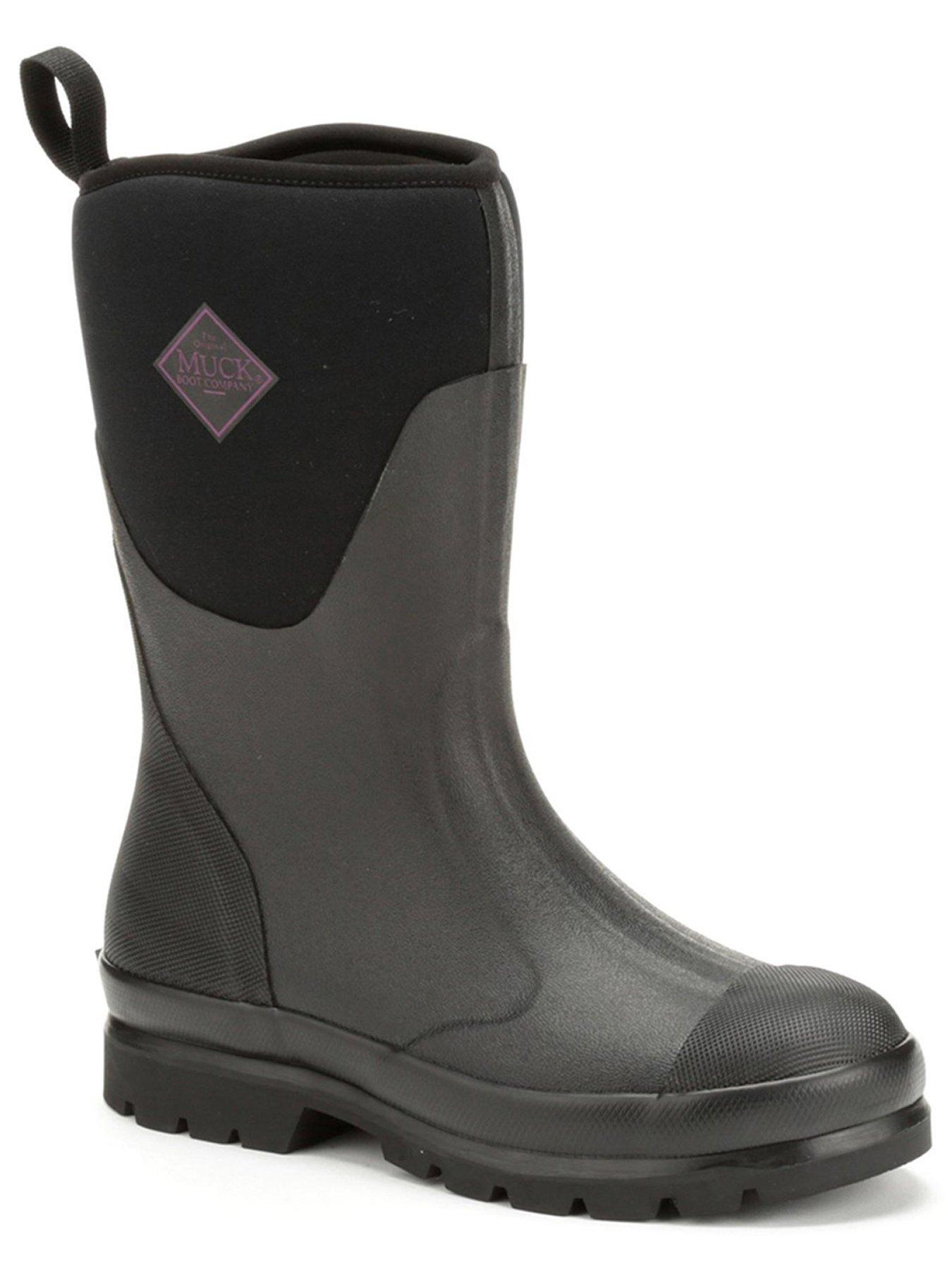  image of muck-boots-ladies-womens-chore-mid-black