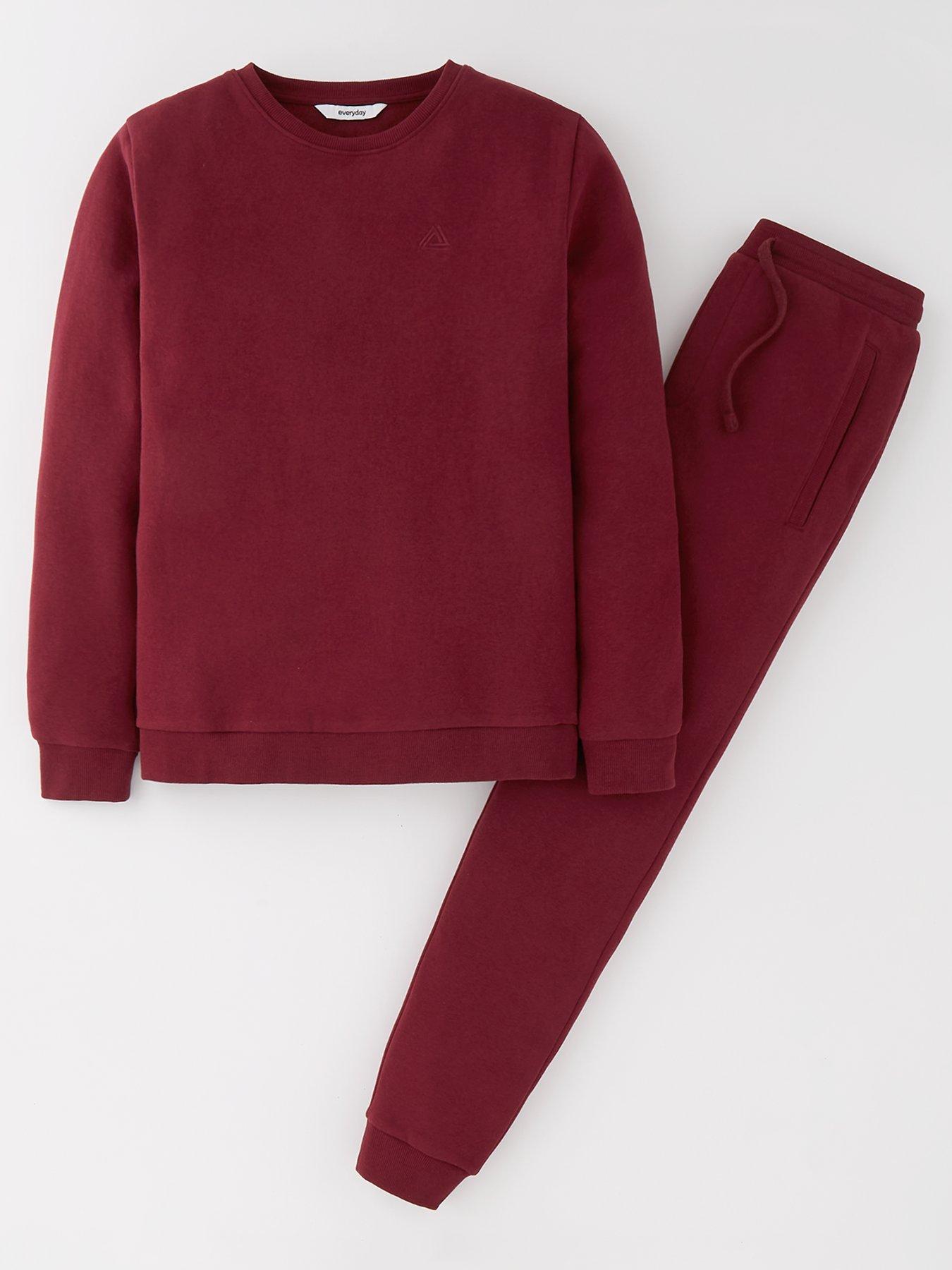 everyday-boys-sweat-top-and-jogger-set-burgundy