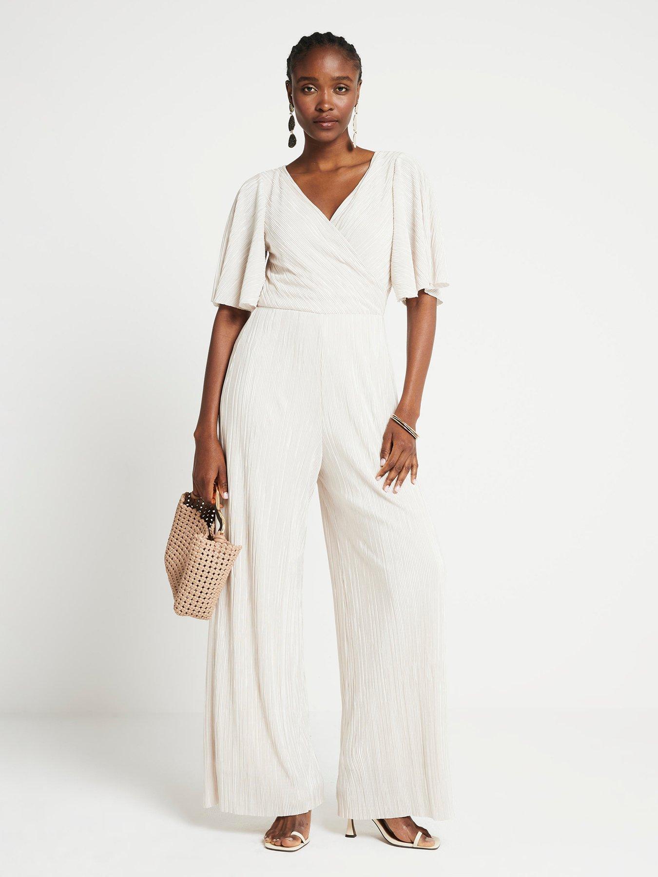 White jumpsuit river island new arrivals