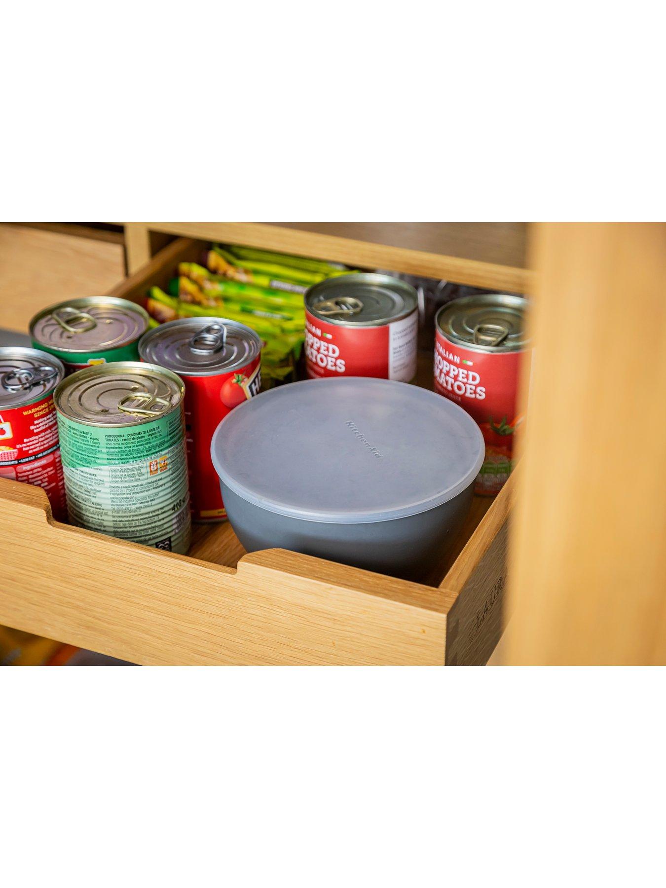 Image 5 of 7 of KitchenAid 4pc Meal Prep Bowl Set with Lids - Charcoal Grey