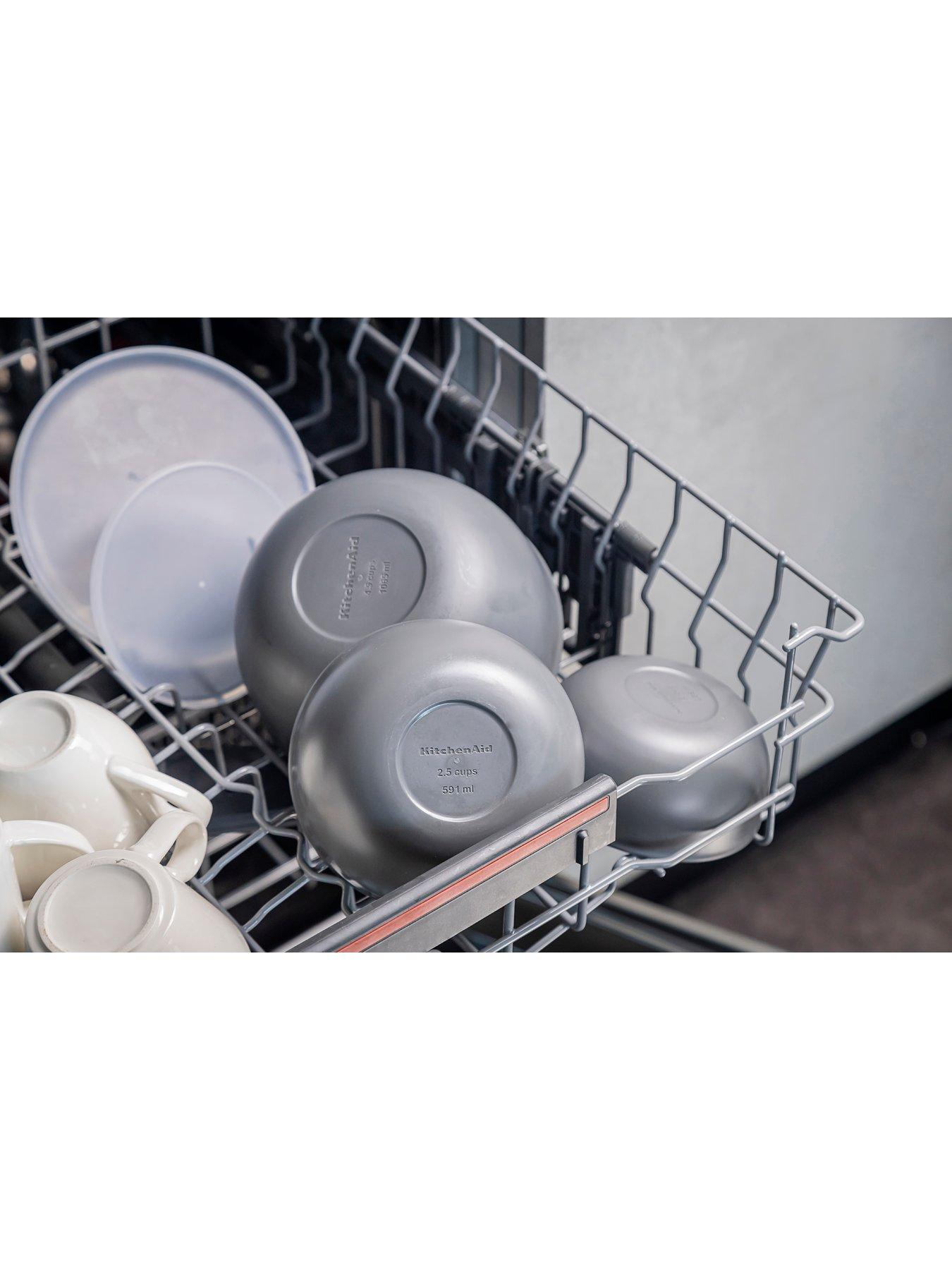 Image 6 of 7 of KitchenAid 4pc Meal Prep Bowl Set with Lids - Charcoal Grey