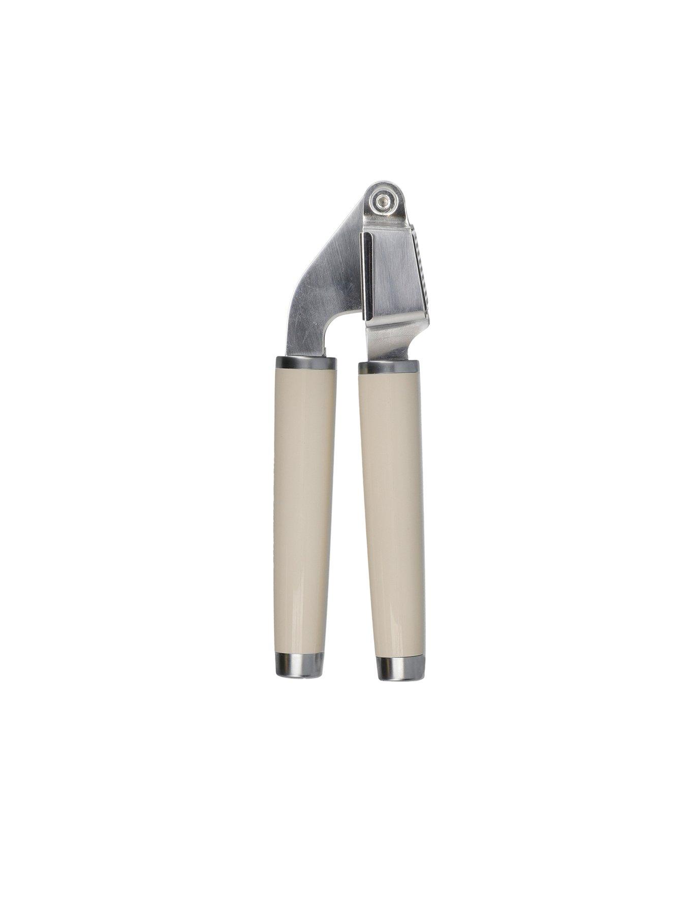  image of kitchenaid-stainless-steel-garlic-press-almond-cream