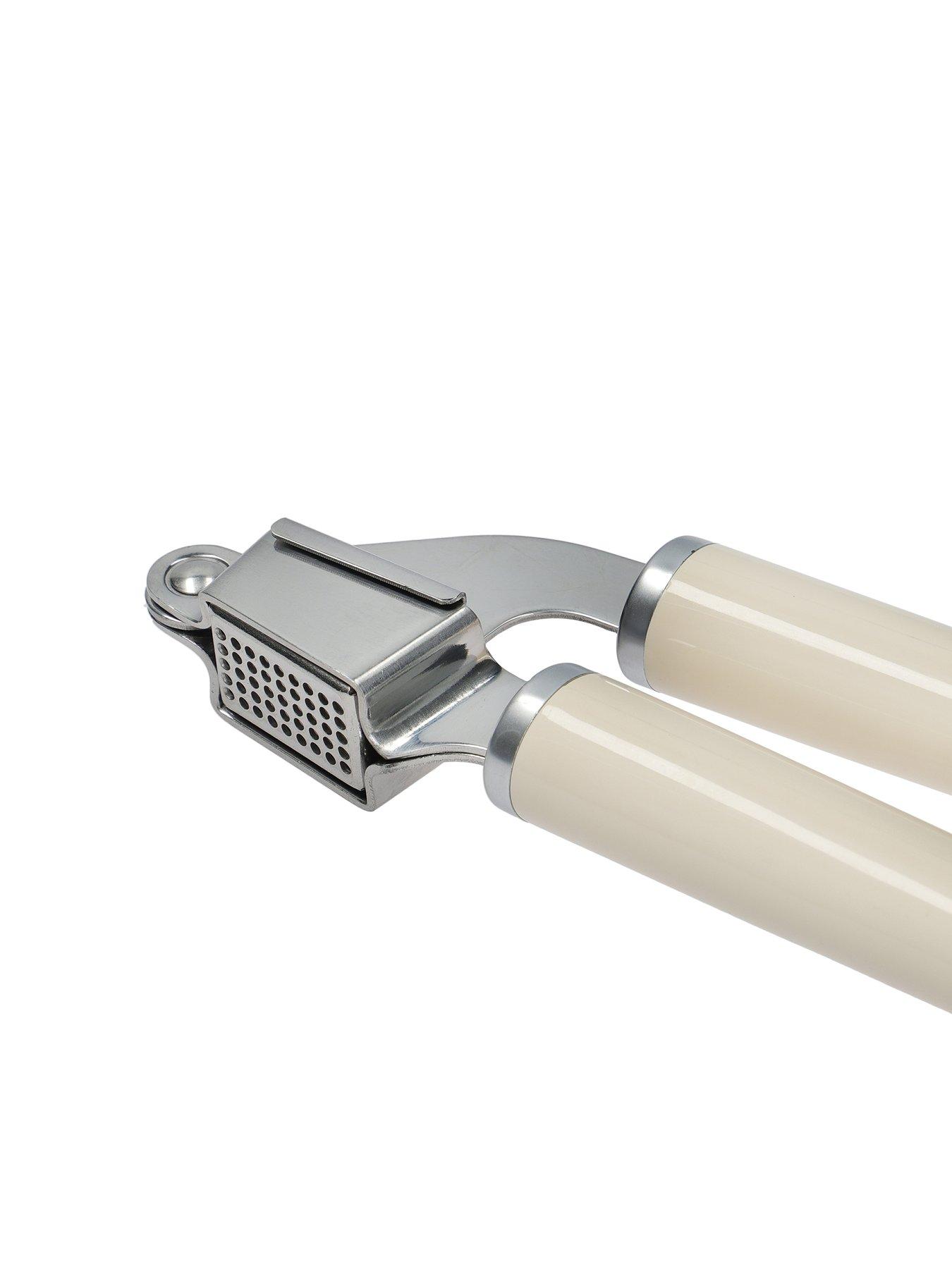  image of kitchenaid-stainless-steel-garlic-press-almond-cream