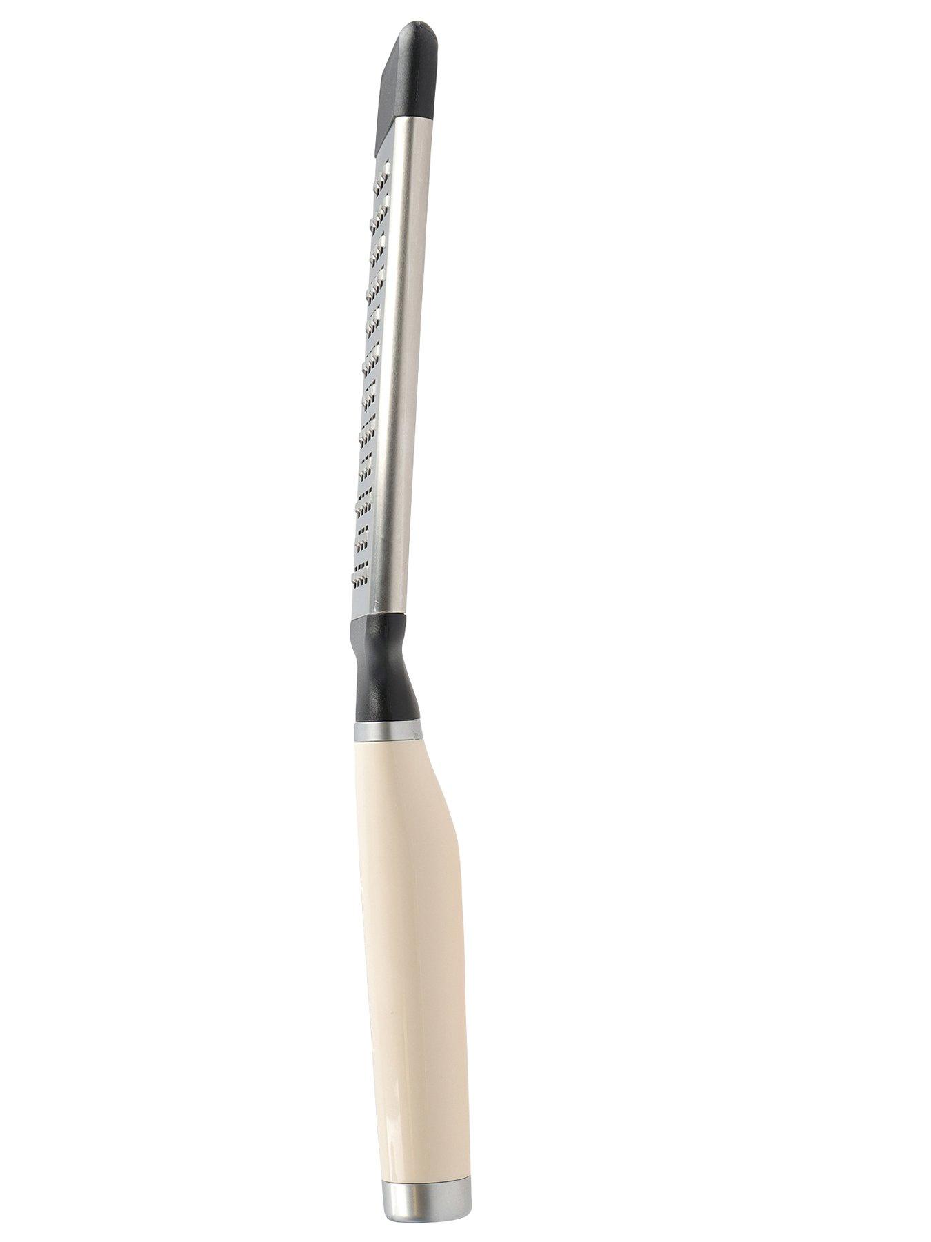  image of kitchenaid-stainless-steel-etched-cheese-grater-almond-cream