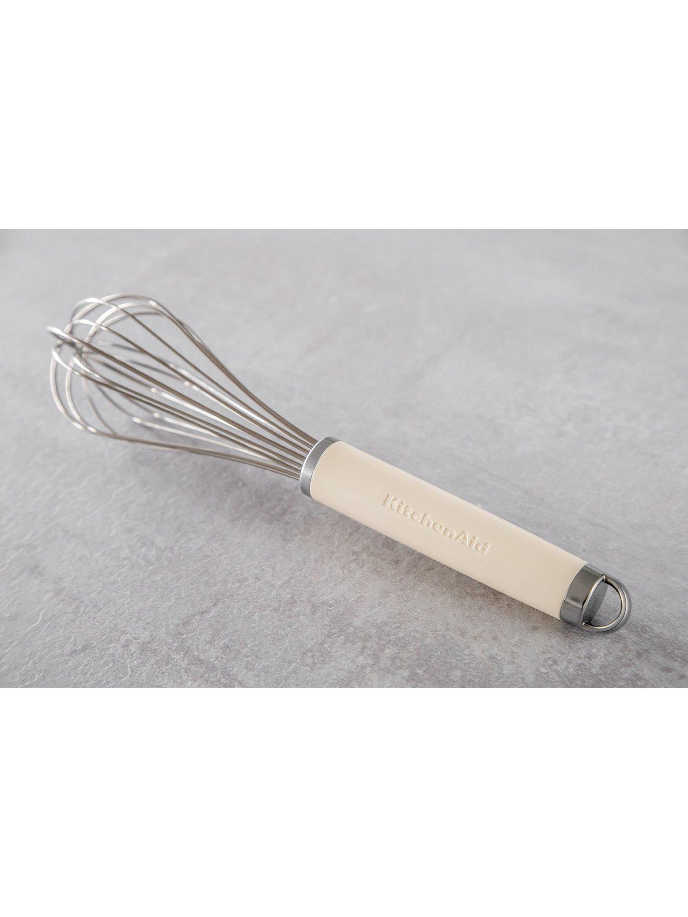 KitchenAid Stainless Steel Whisk - Almond Cream