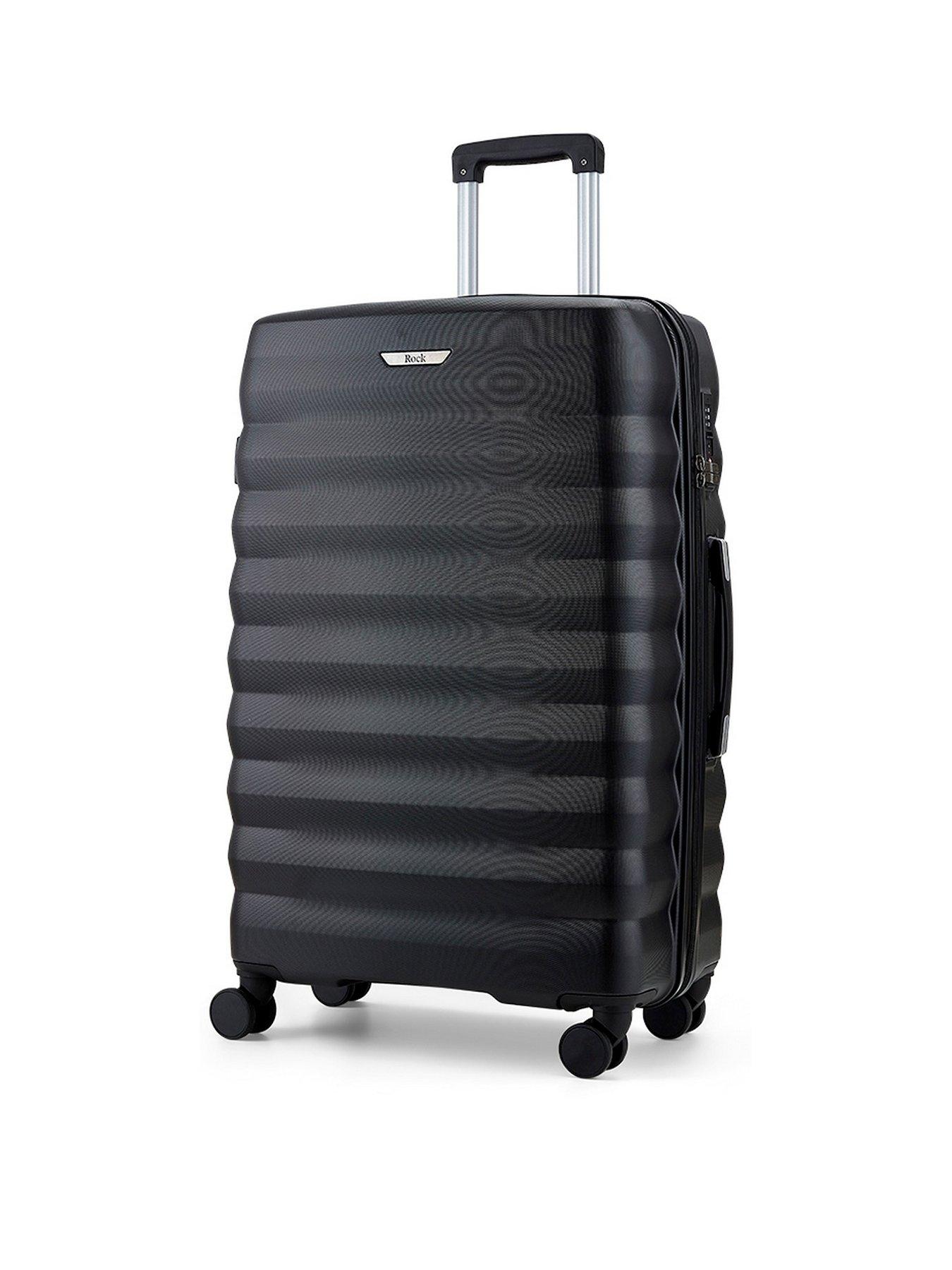 Image 1 of 5 of Rock Luggage Berlin 8 Wheel Hardshell Large Suitcase - Black