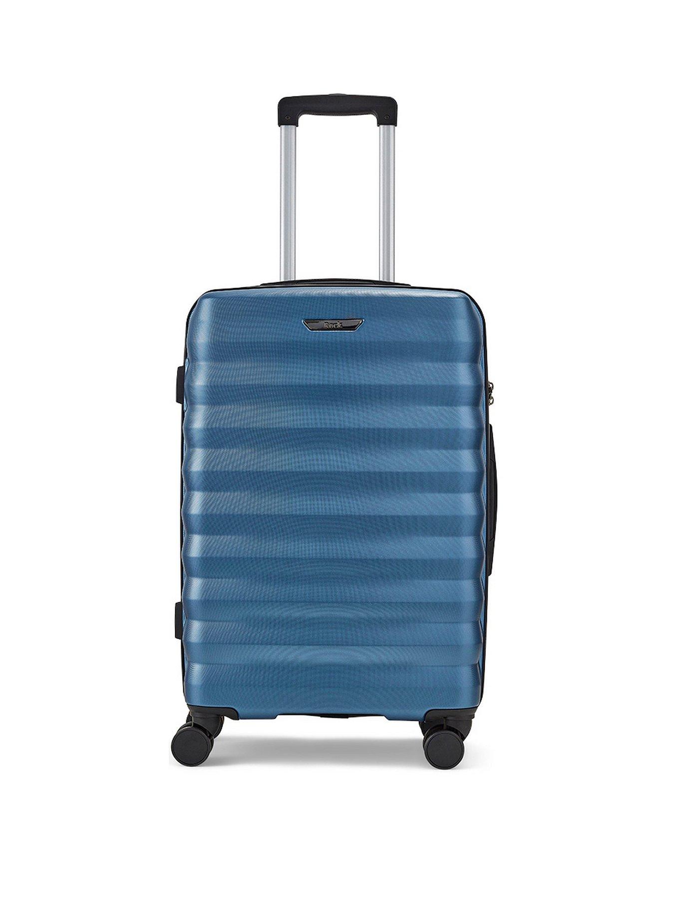 Image 2 of 5 of Rock Luggage Berlin 8 Wheel Hardshell Medium Suitcase - Blue