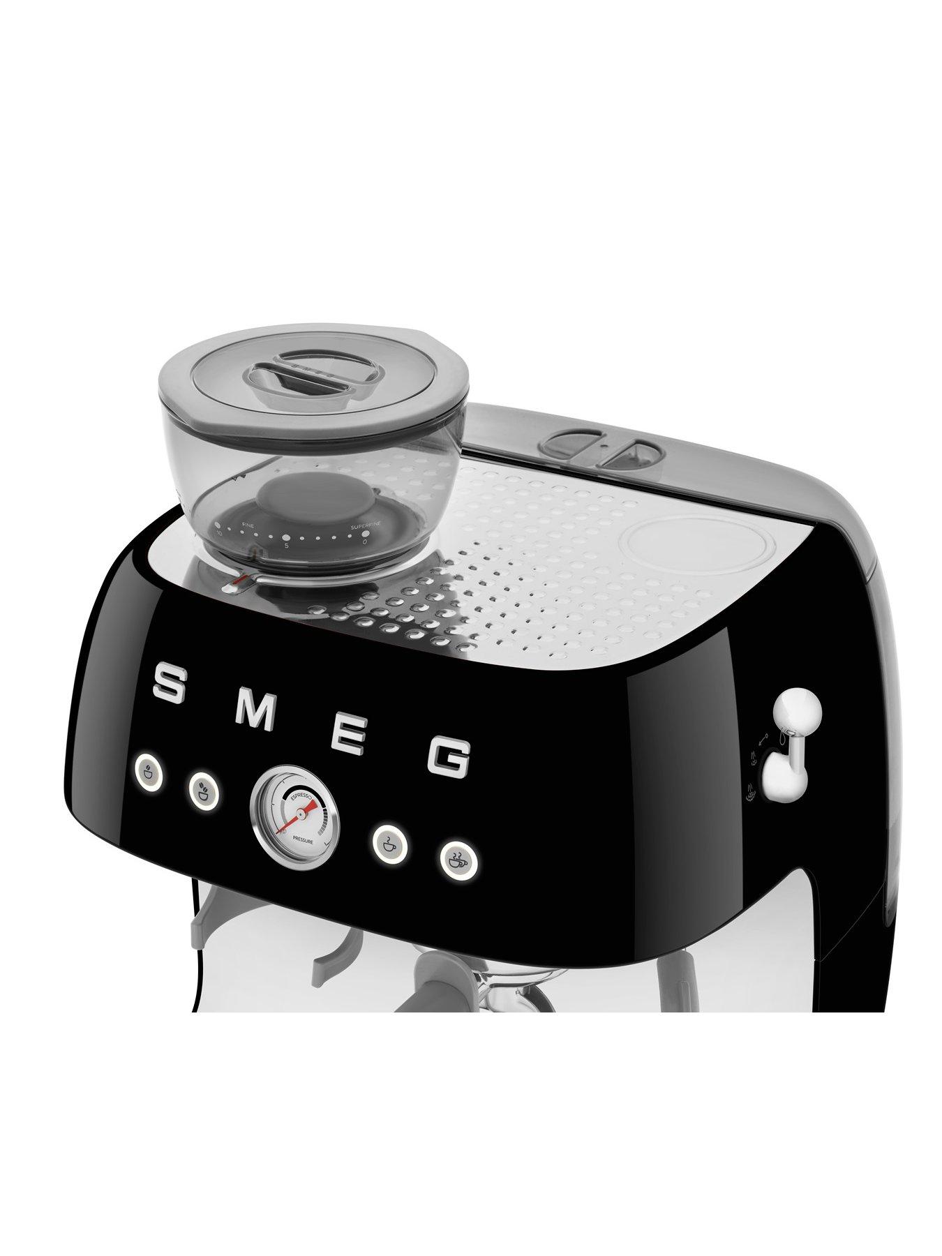 image of smeg-egf03-retro-style-espresso-coffee-machine-with-grinder-24l-1650w-black