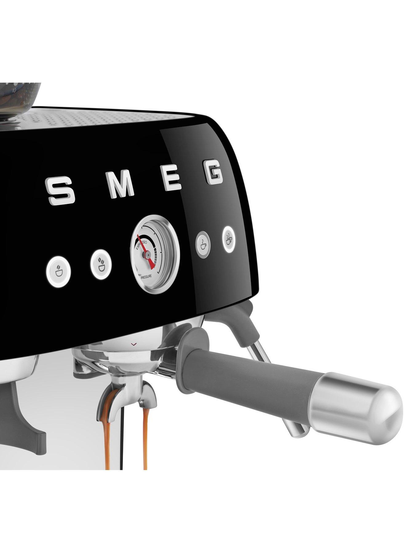  image of smeg-egf03-retro-style-espresso-coffee-machine-with-grinder-24l-1650w-black