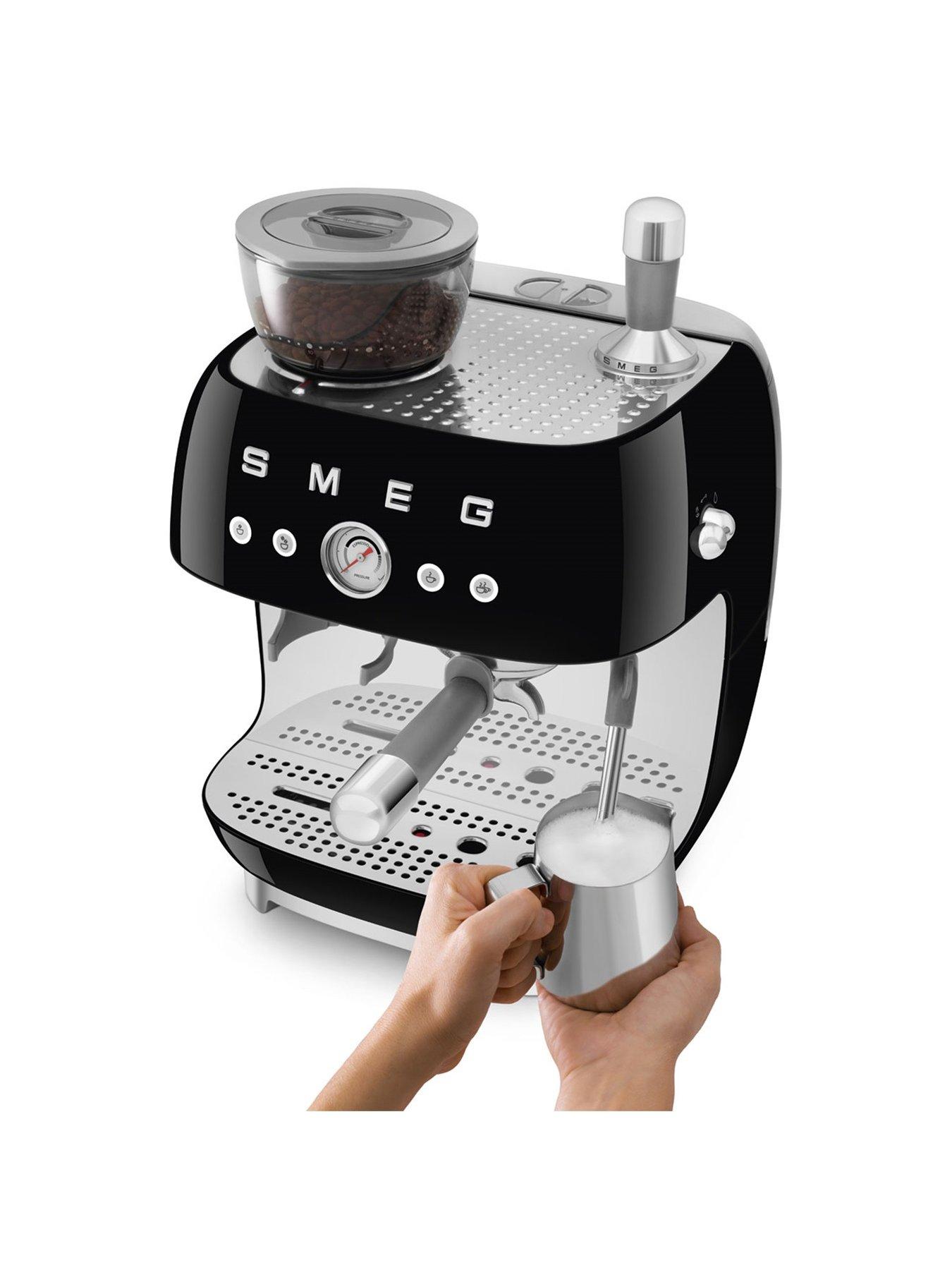  image of smeg-egf03-retro-style-espresso-coffee-machine-with-grinder-24l-1650w-black