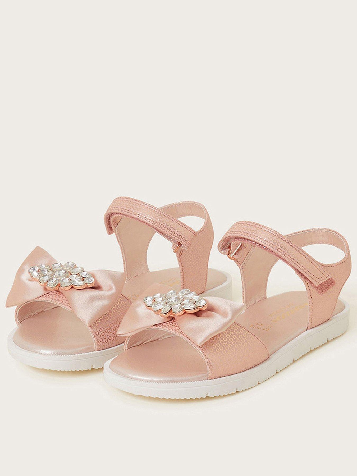 Rose gold clearance sequin sandals