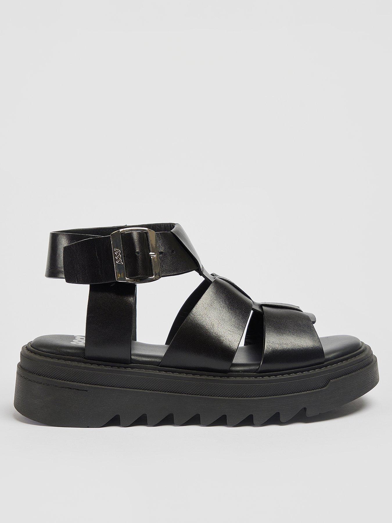 Pod Lily Black Sandals
