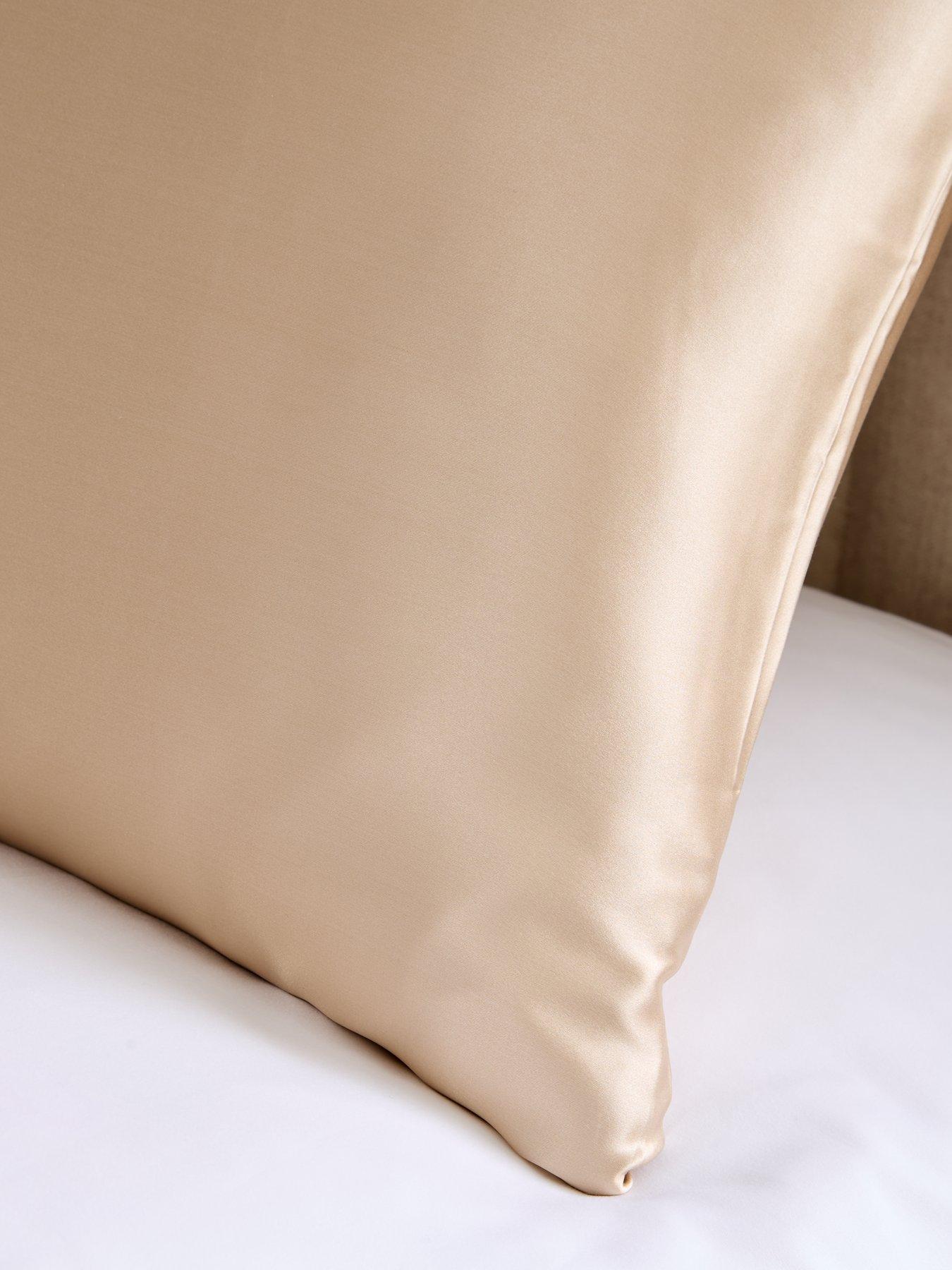 Image 3 of 5 of The Very Collection Mulberry Silk Pillowcase - Champagne