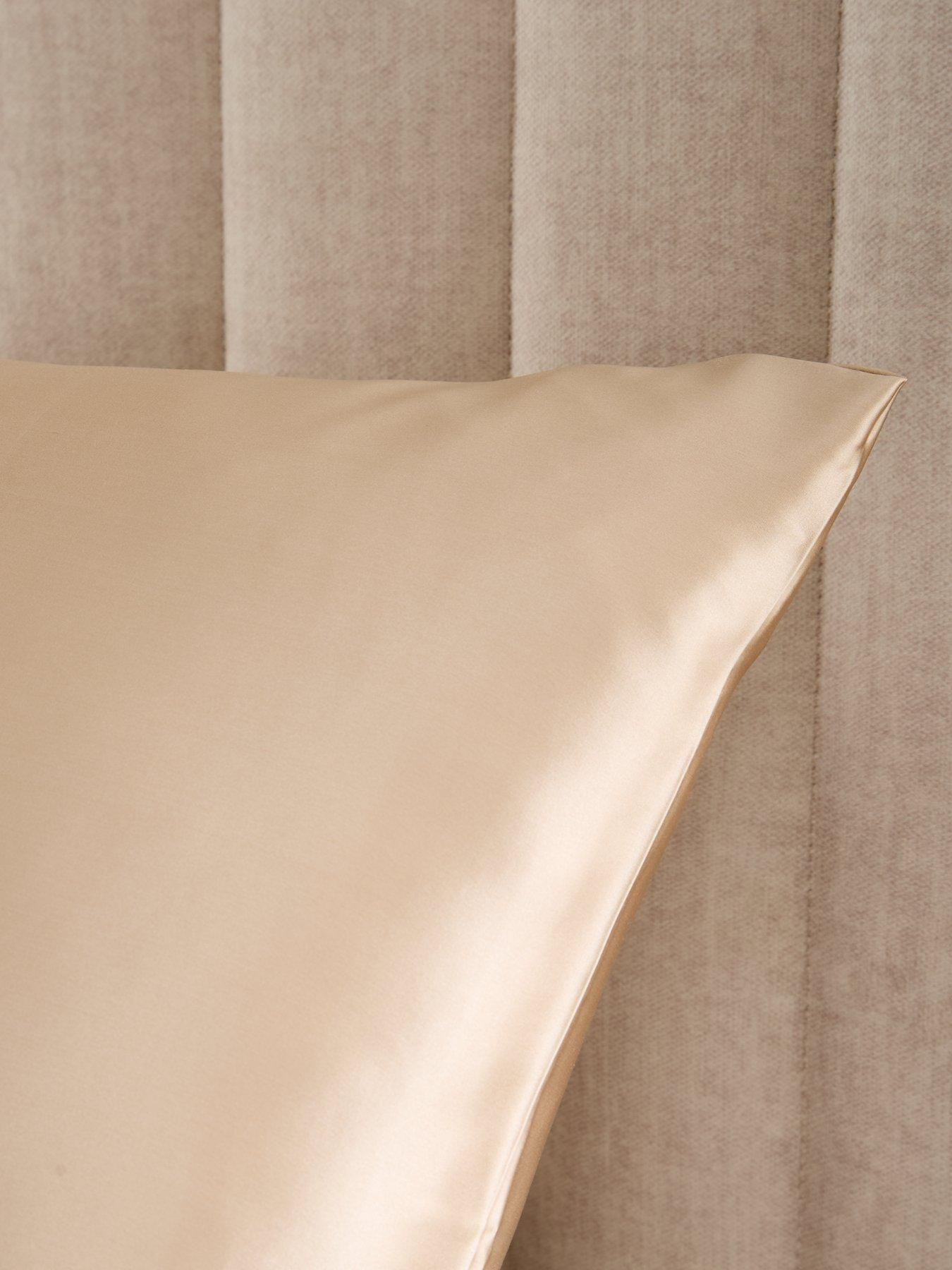 Image 5 of 5 of The Very Collection Mulberry Silk Pillowcase - Champagne