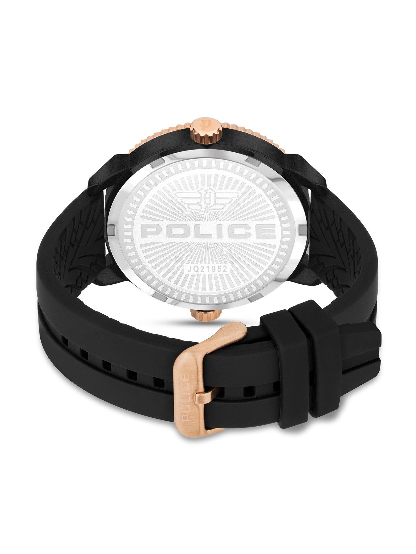  image of police-ray-blackrgp-multi-dial-black-sili-strap-watch