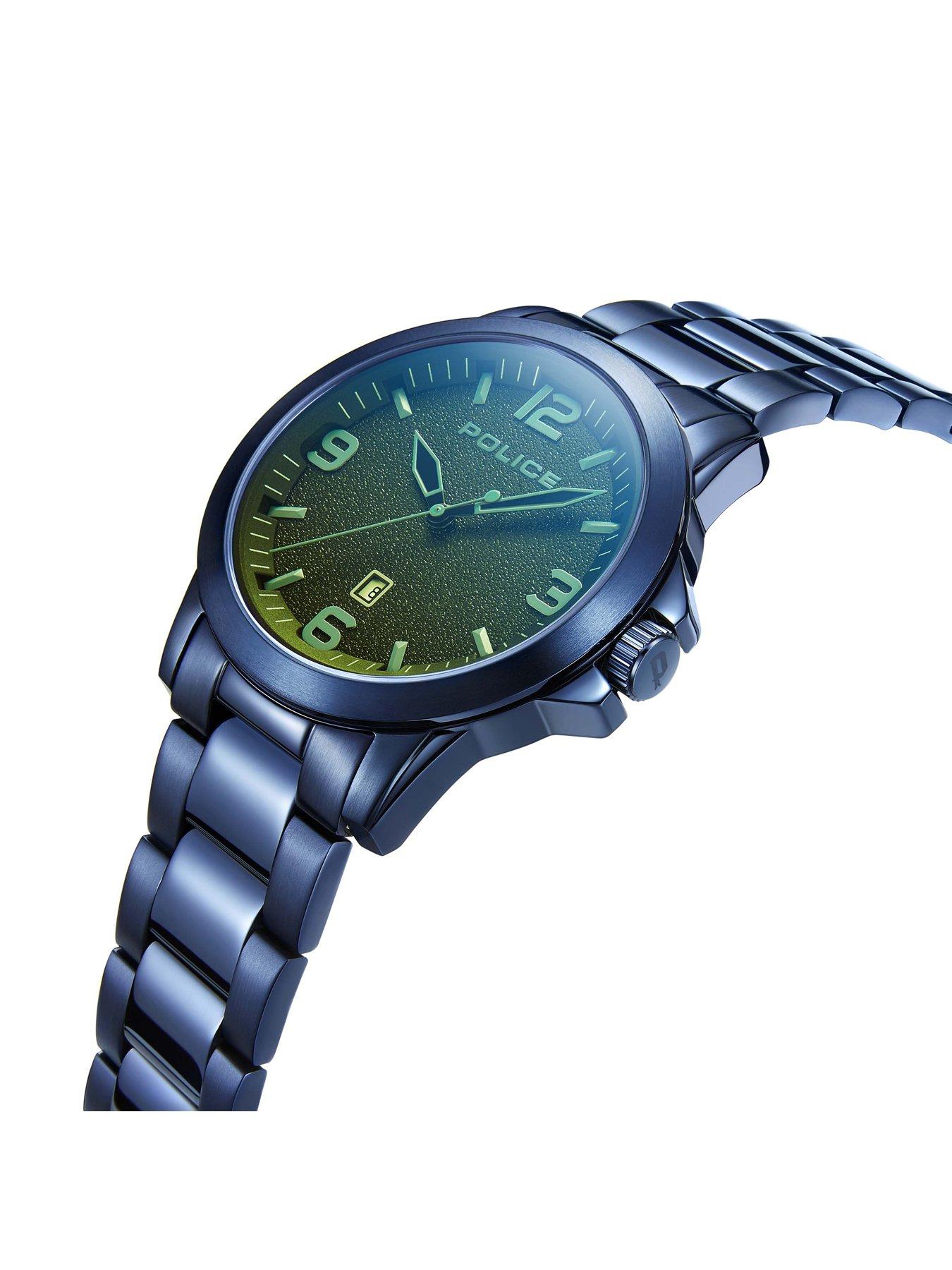 Image 2 of 4 of Police Cliff Blue Matt Blt Watch