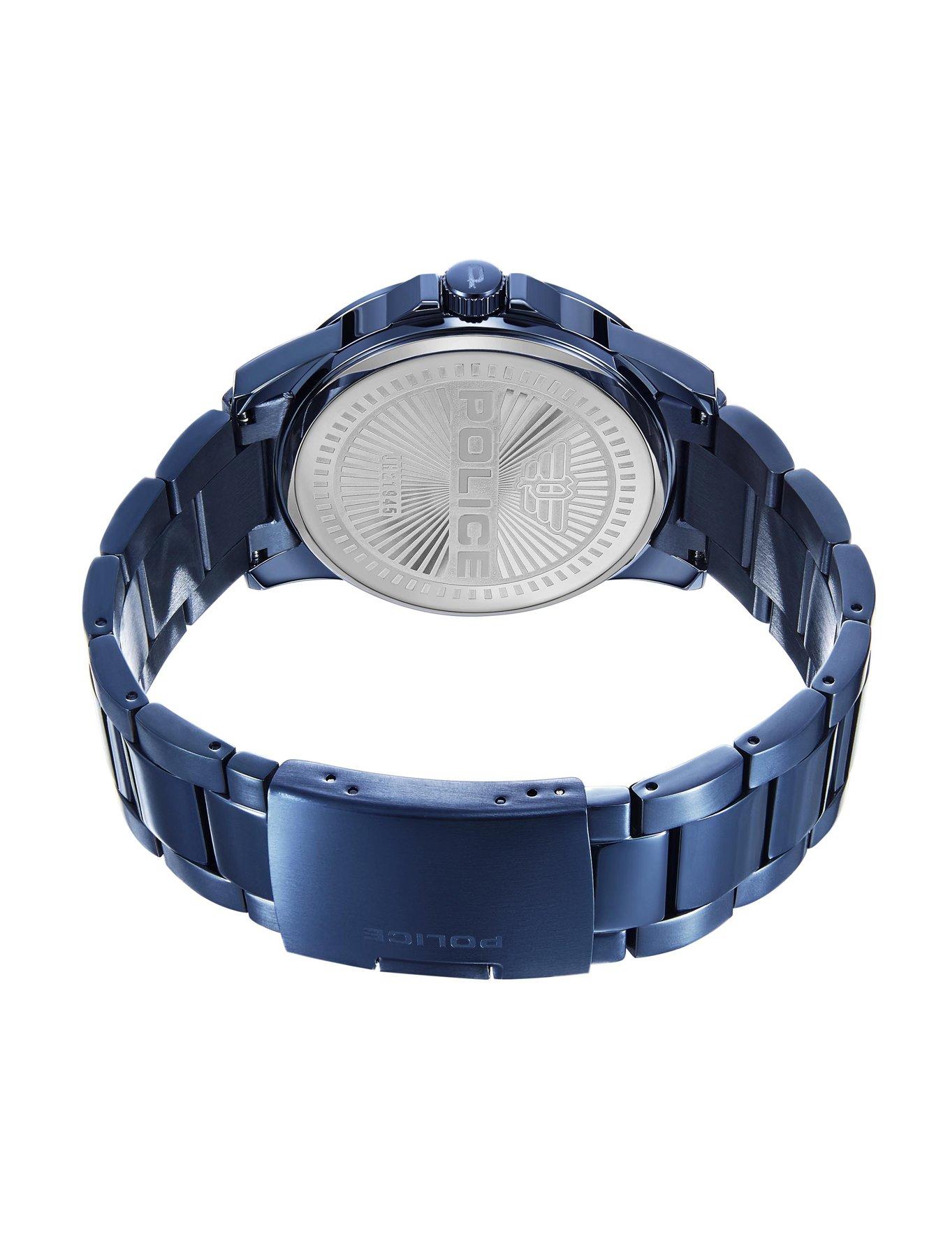 Image 4 of 4 of Police Cliff Blue Matt Blt Watch