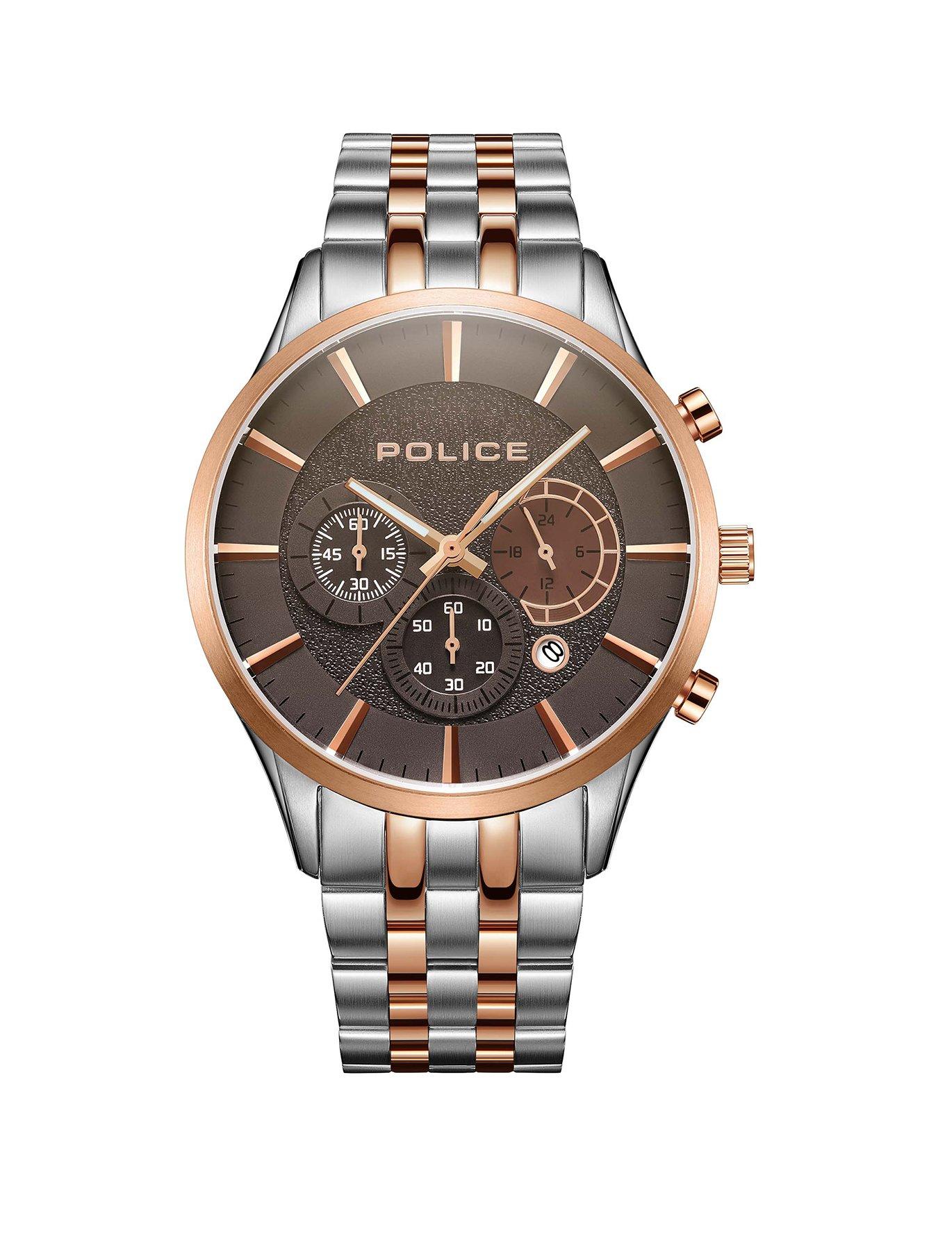 Police Cage TT Chrono Blt Watch