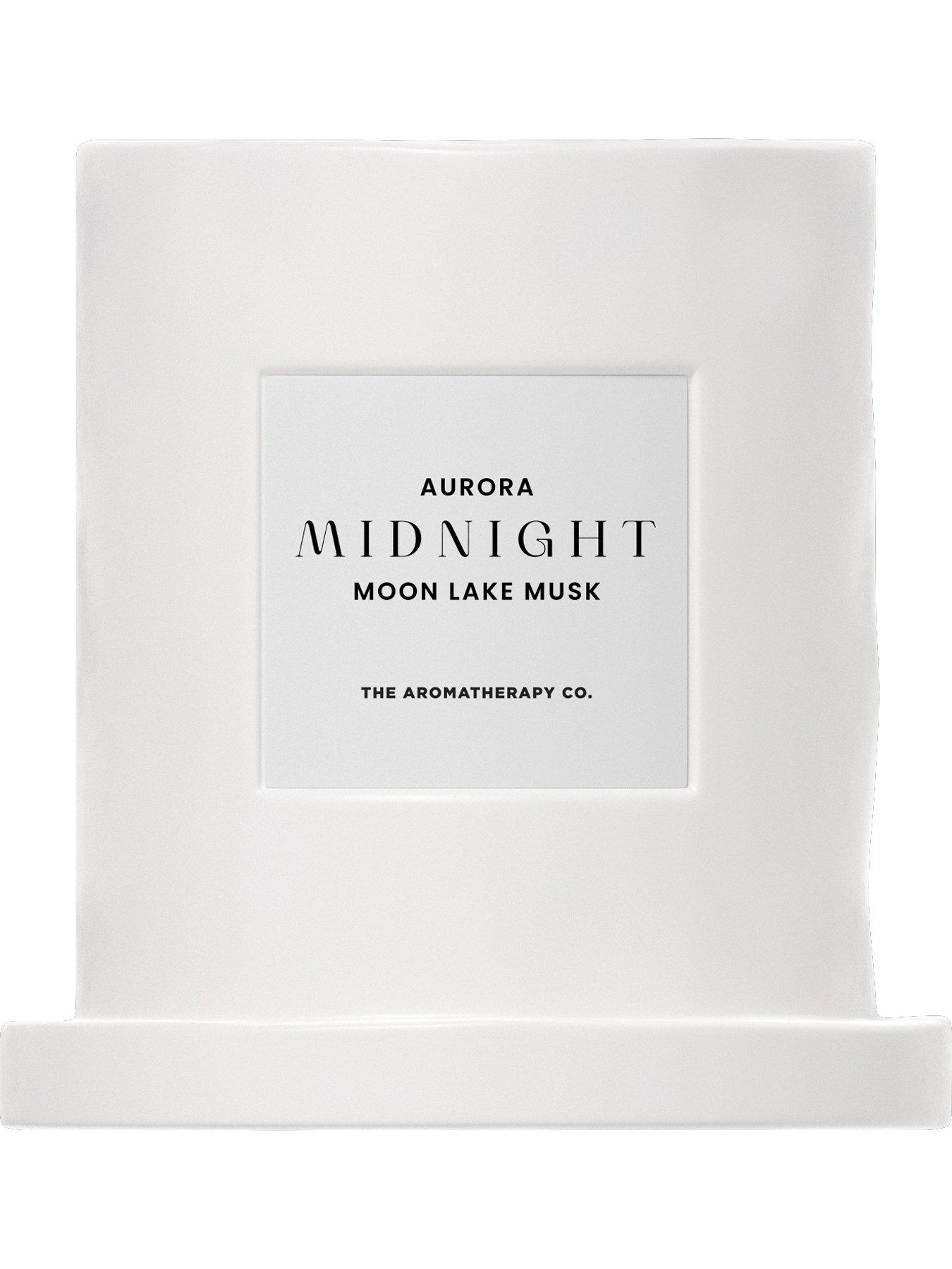  image of the-aromatherapy-co-aurora-midnight-ceramic-candle-moon-lake-musk