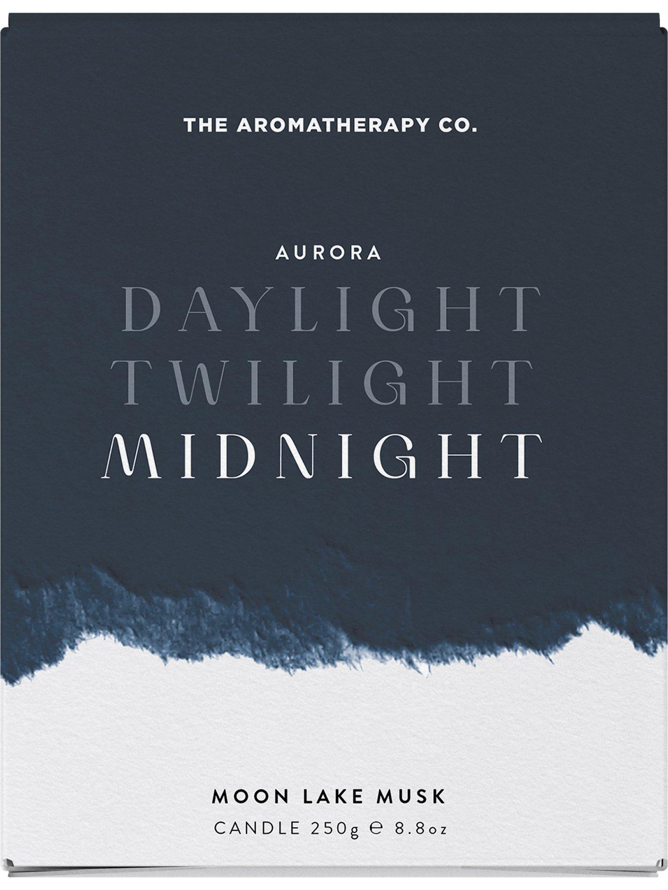  image of the-aromatherapy-co-aurora-midnight-ceramic-candle-moon-lake-musk