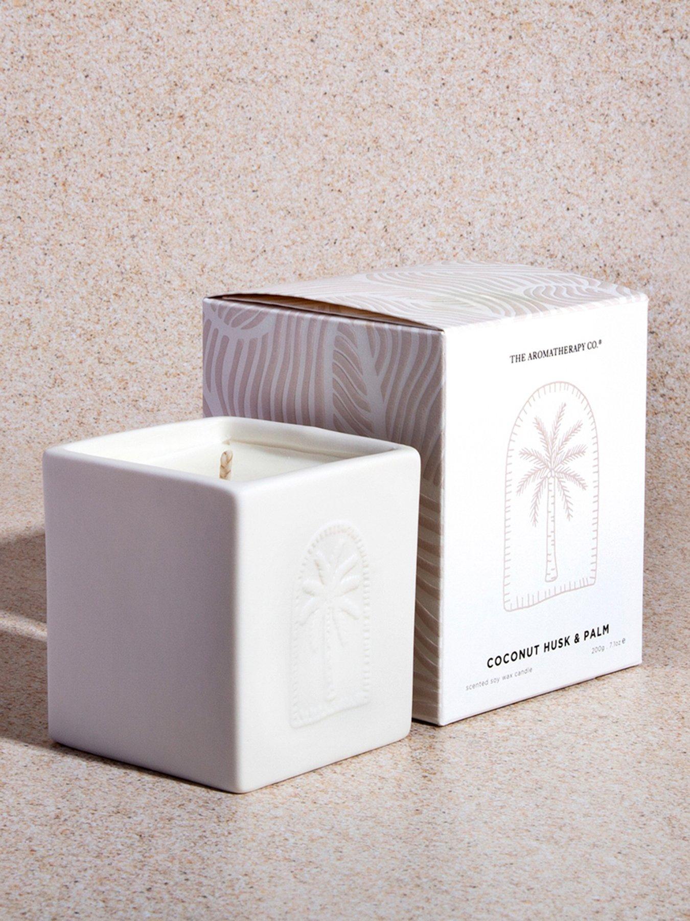 Image 1 of 7 of The Aromatherapy Co. Sunset Candle - Coconut Husk &amp; Palm