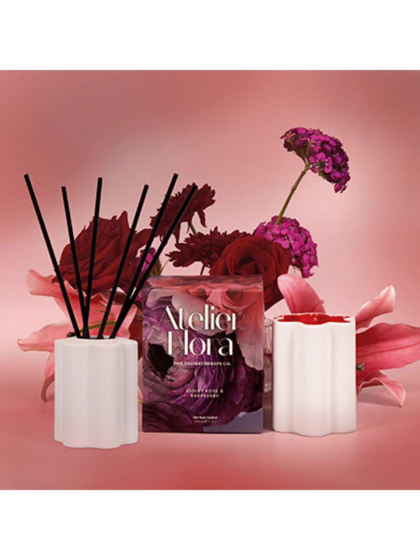  image of the-aromatherapy-co-atelier-flora-candle-violet-rose-amp-raspberry