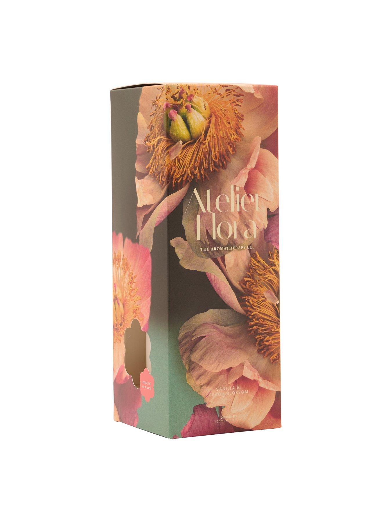  image of the-aromatherapy-co-atelier-flora-100ml-diffuser-vanilla-amp-peach-blossom