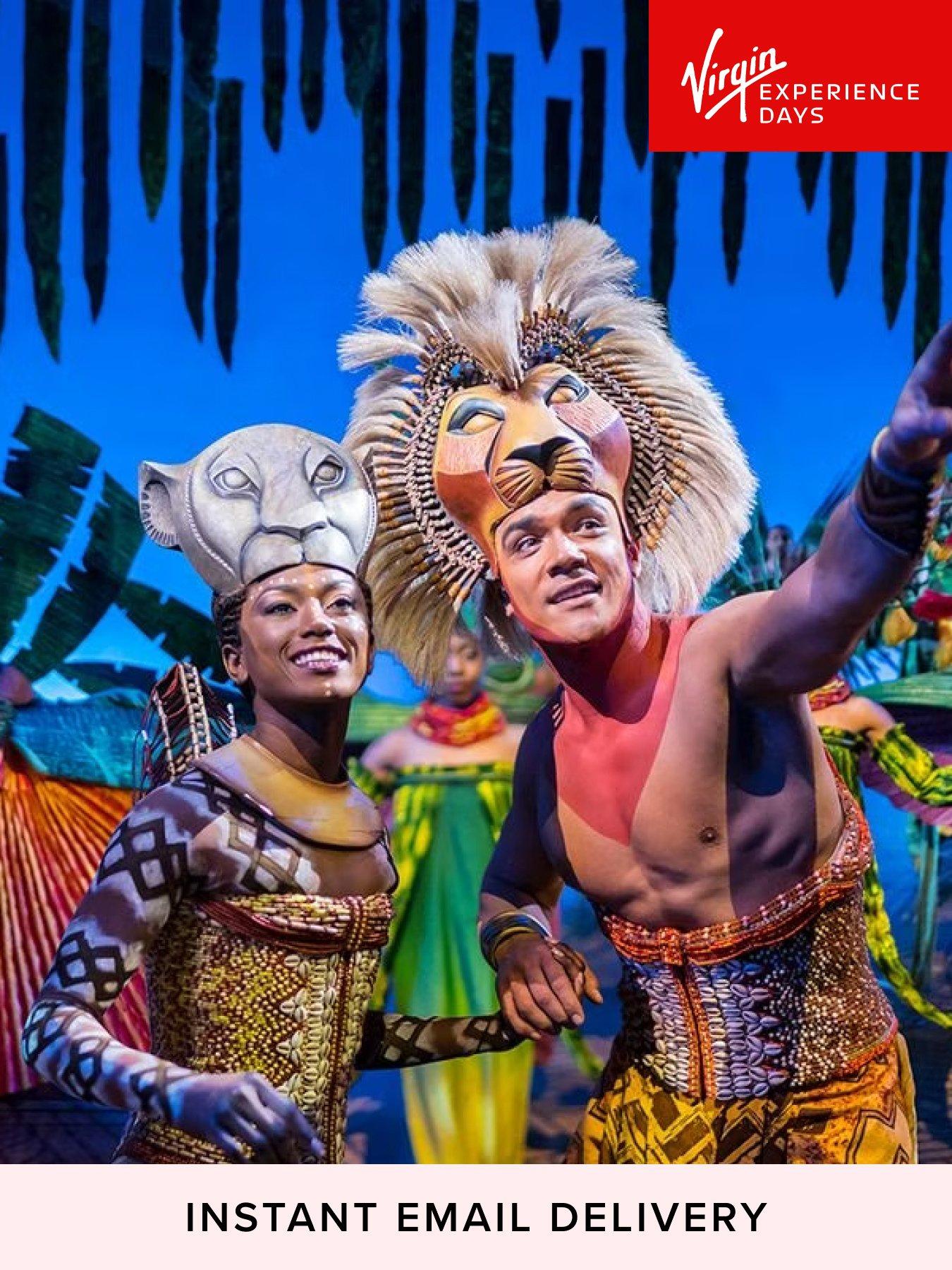 Virgin Experience Days Theatre Tickets to The Lion King for Two, London