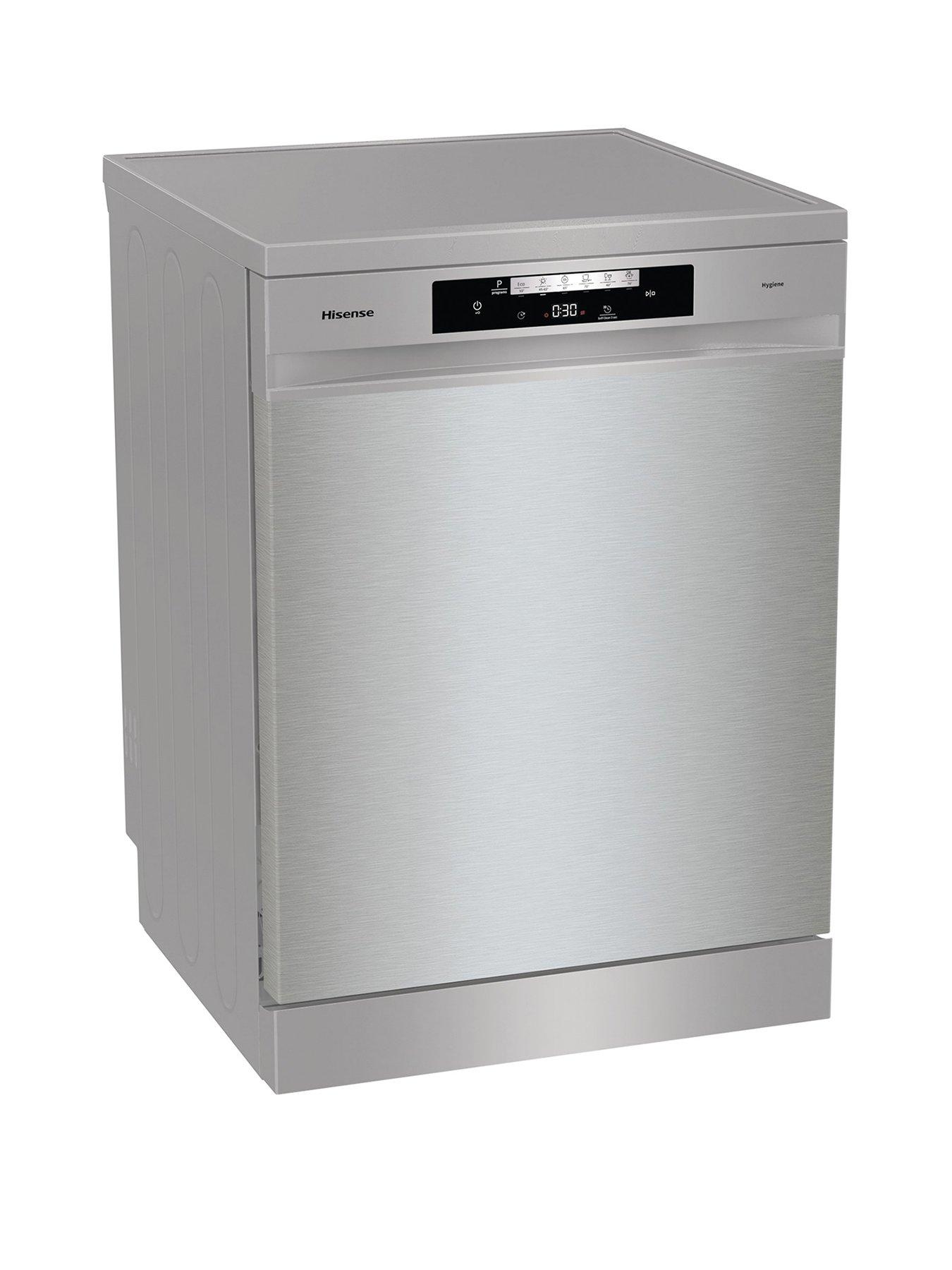 hisense-hs642d90xuk-fullsize-14-place-settings-15-minute-quick-wash-dishwasher-stainless-steel