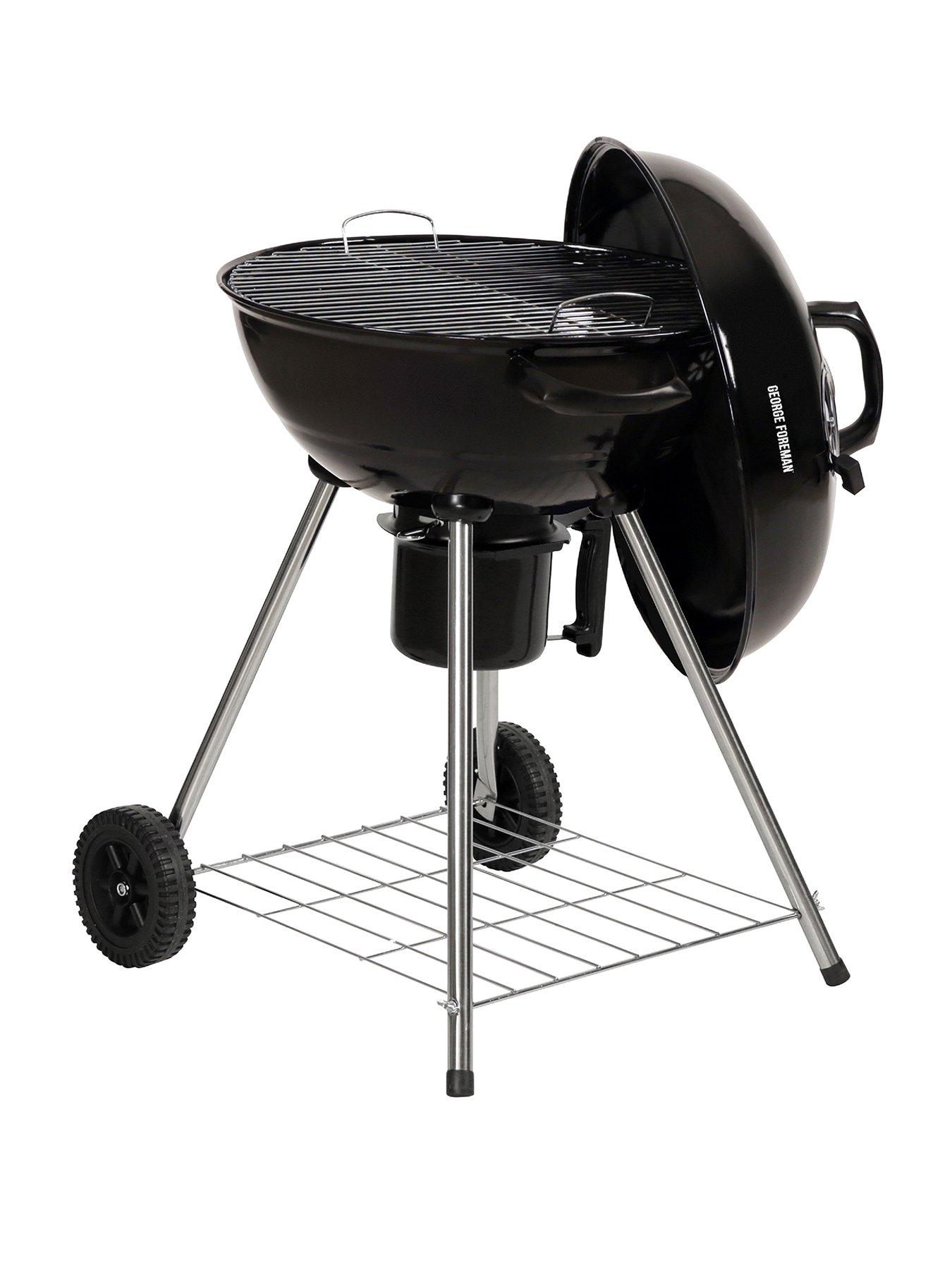 Image 2 of 7 of George Foreman Kettle Charcoal BBQ 20-inch, Black