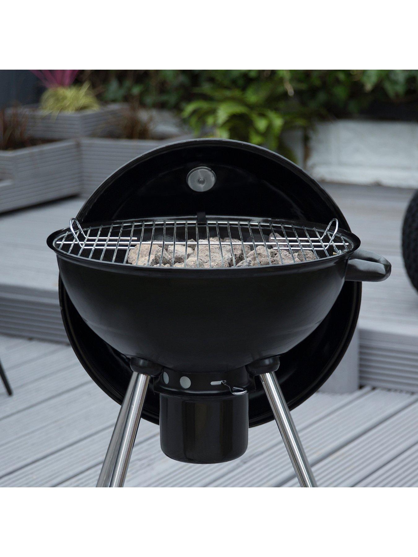 Image 4 of 7 of George Foreman Kettle Charcoal BBQ 20-inch, Black
