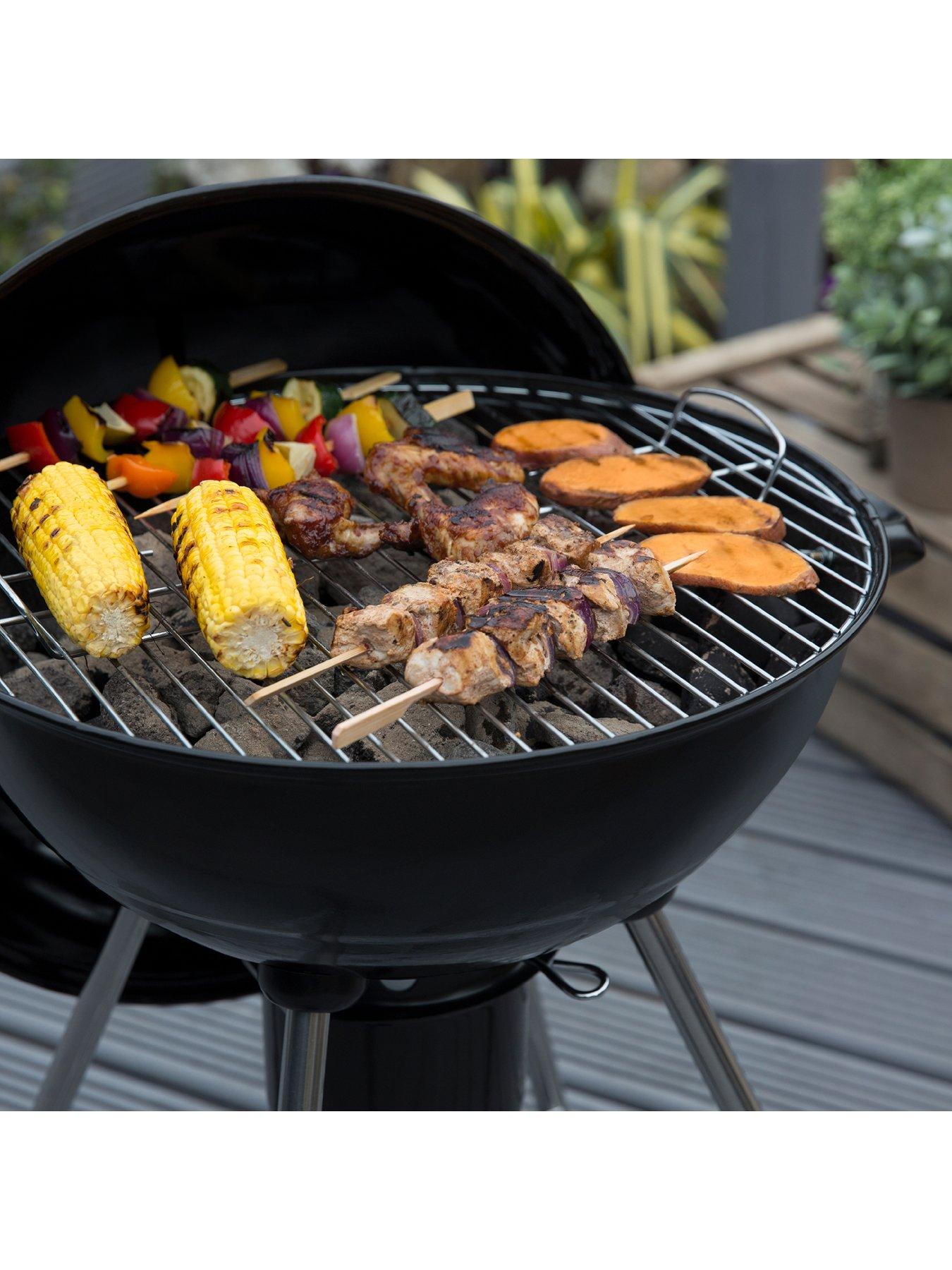  image of george-foreman-gfktbbq-kettle-charcoal-bbq-20-inch-black