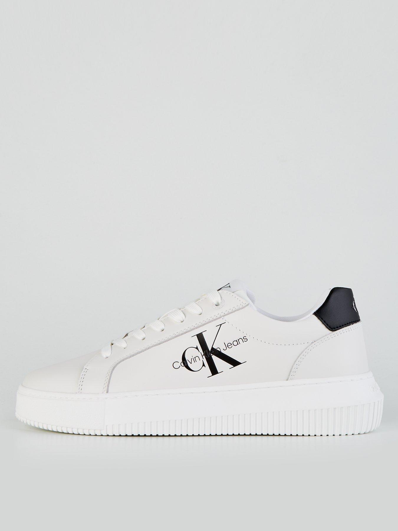 Calvin Klein Jeans Chunky Cupsole Trainers White littlewoods