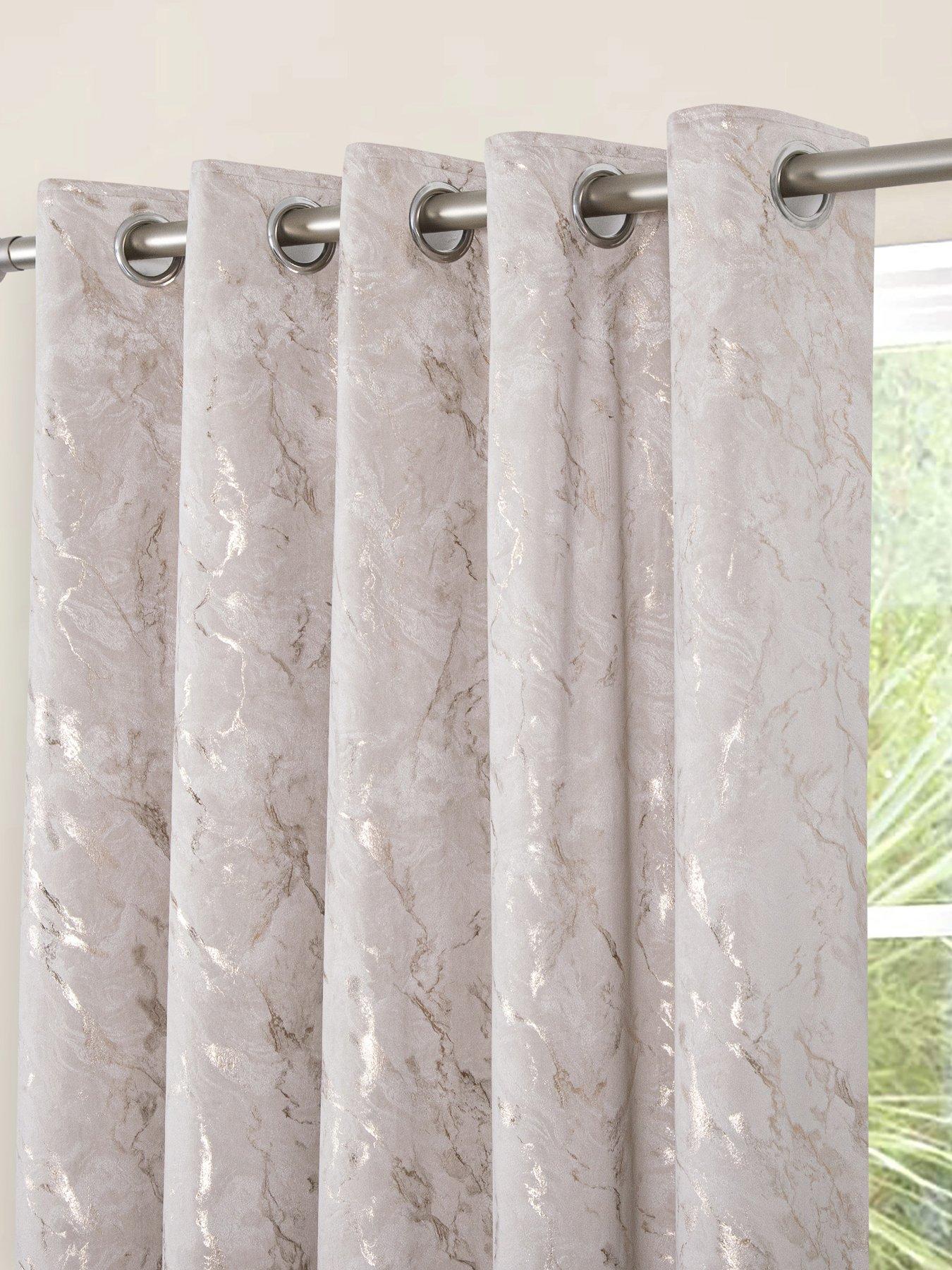 Very Home Mabel Super Thermal Velour Eyelet Curtains | littlewoods.com