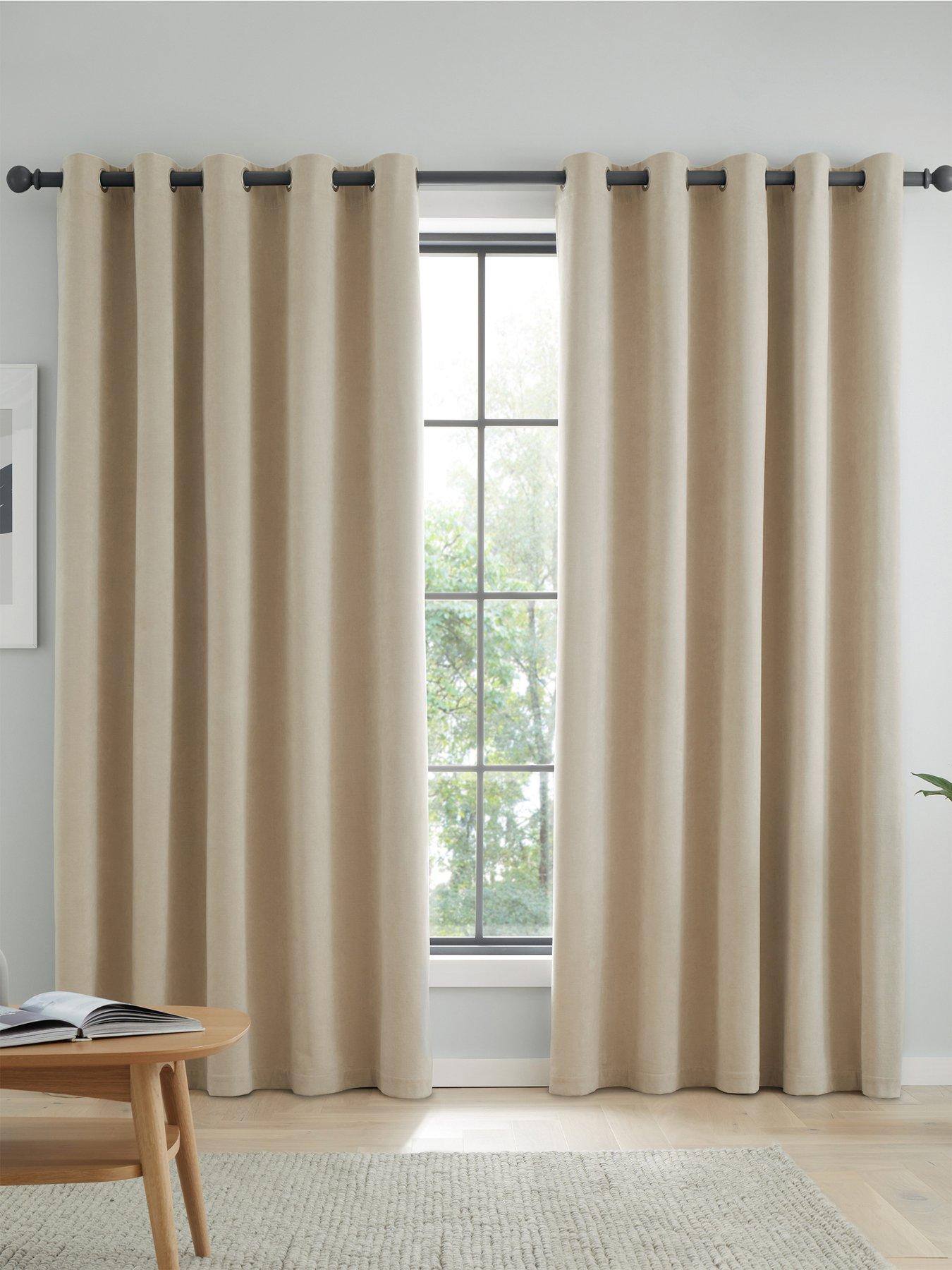  image of catherine-lansfield-wilson-thermal-blackout-eyelet-curtainsnbsp