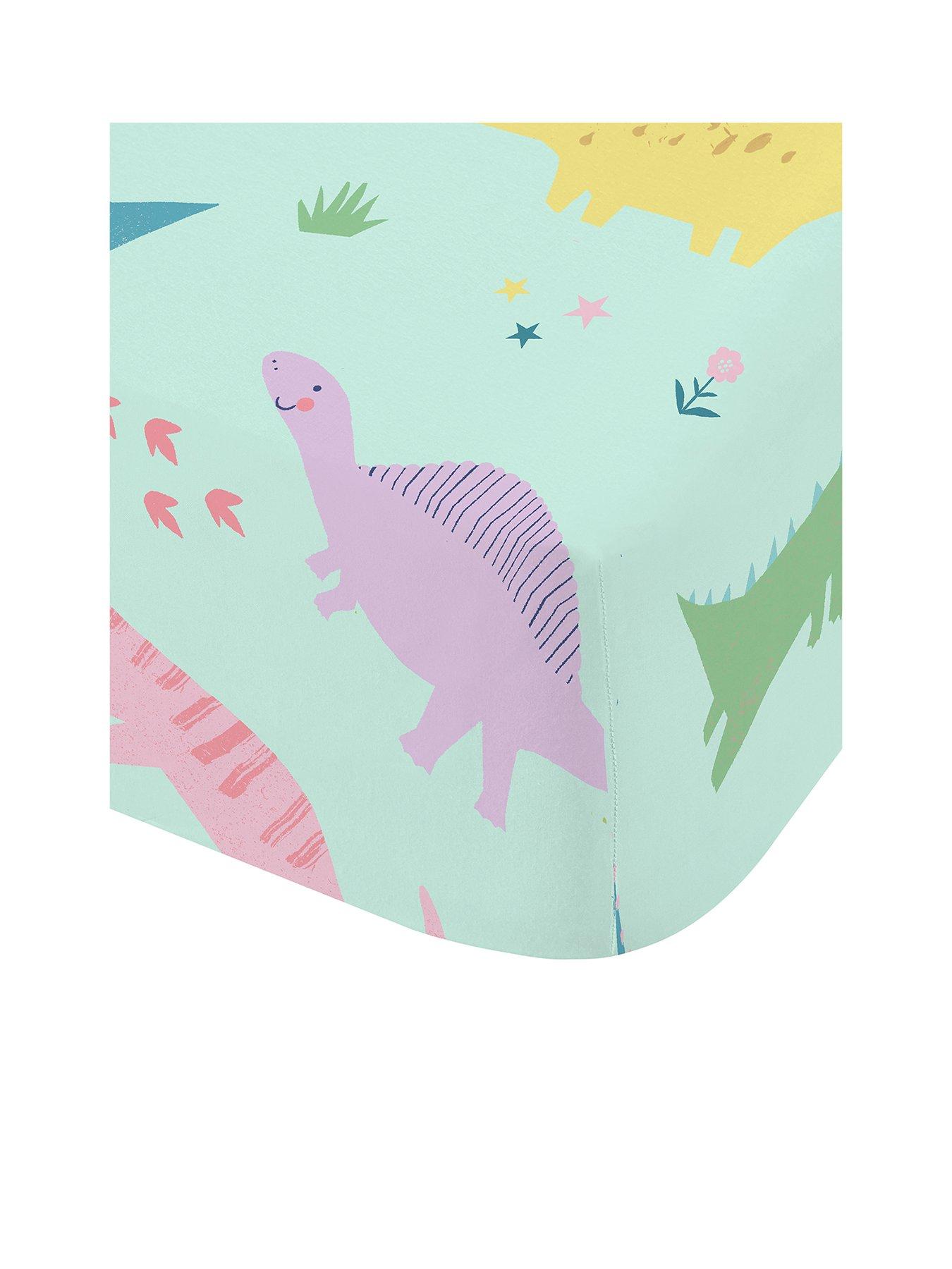  image of catherine-lansfield-dinosaur-friends-fitted-sheetnbsp