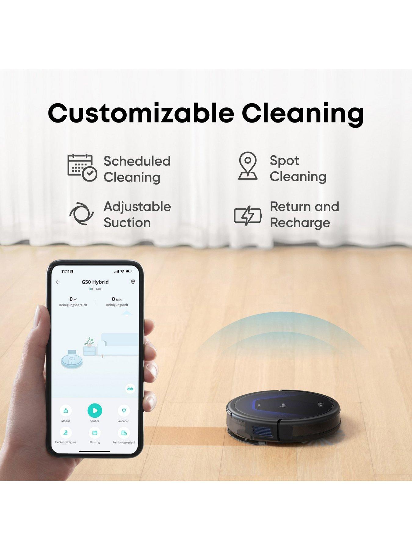 Image 4 of 7 of Eufy G50 Hybrid Robot Vacuum with Mop and Auto-Detangle Brush
