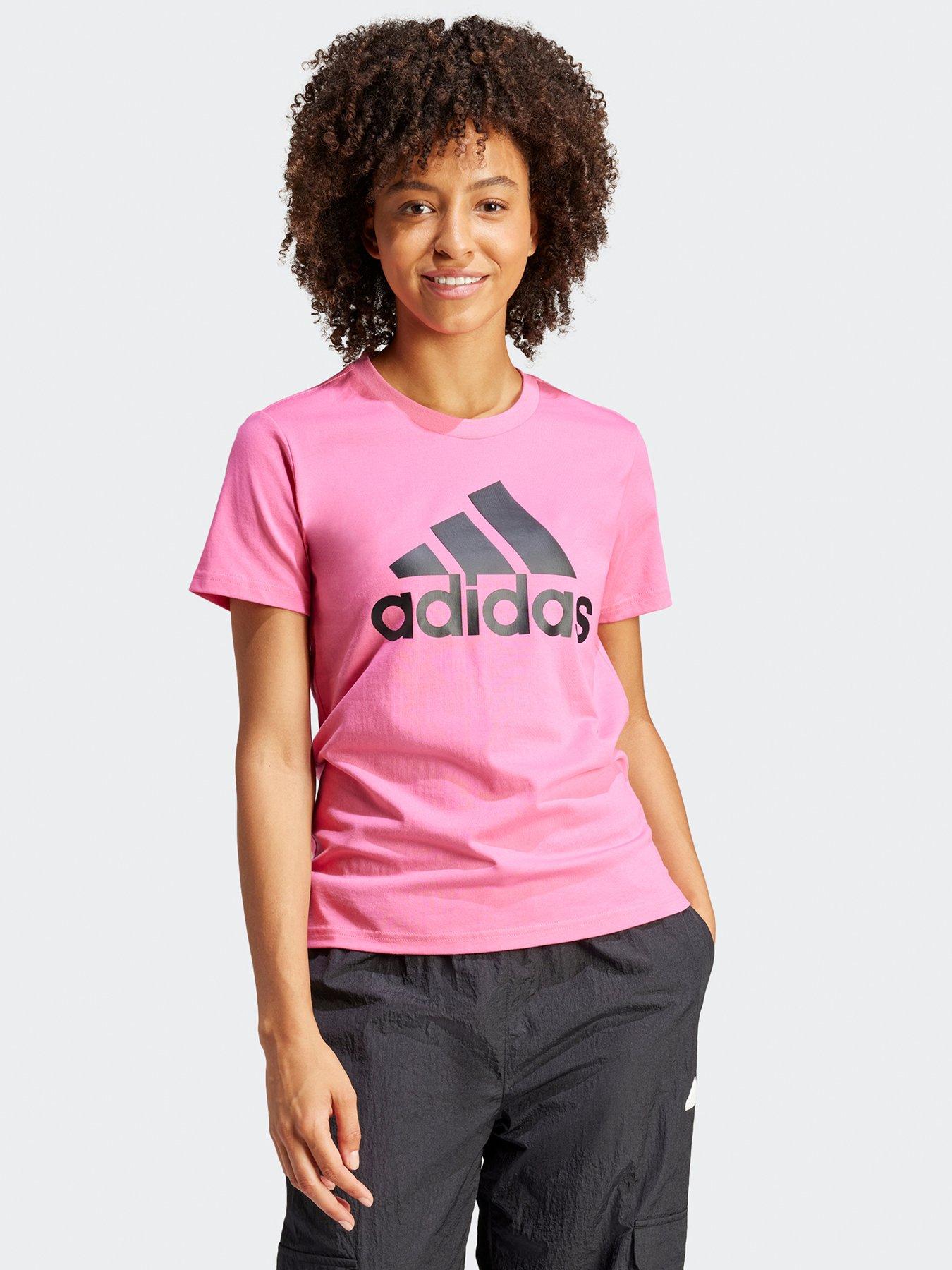 undefined Womens Big Logo T-Shirt - Pink