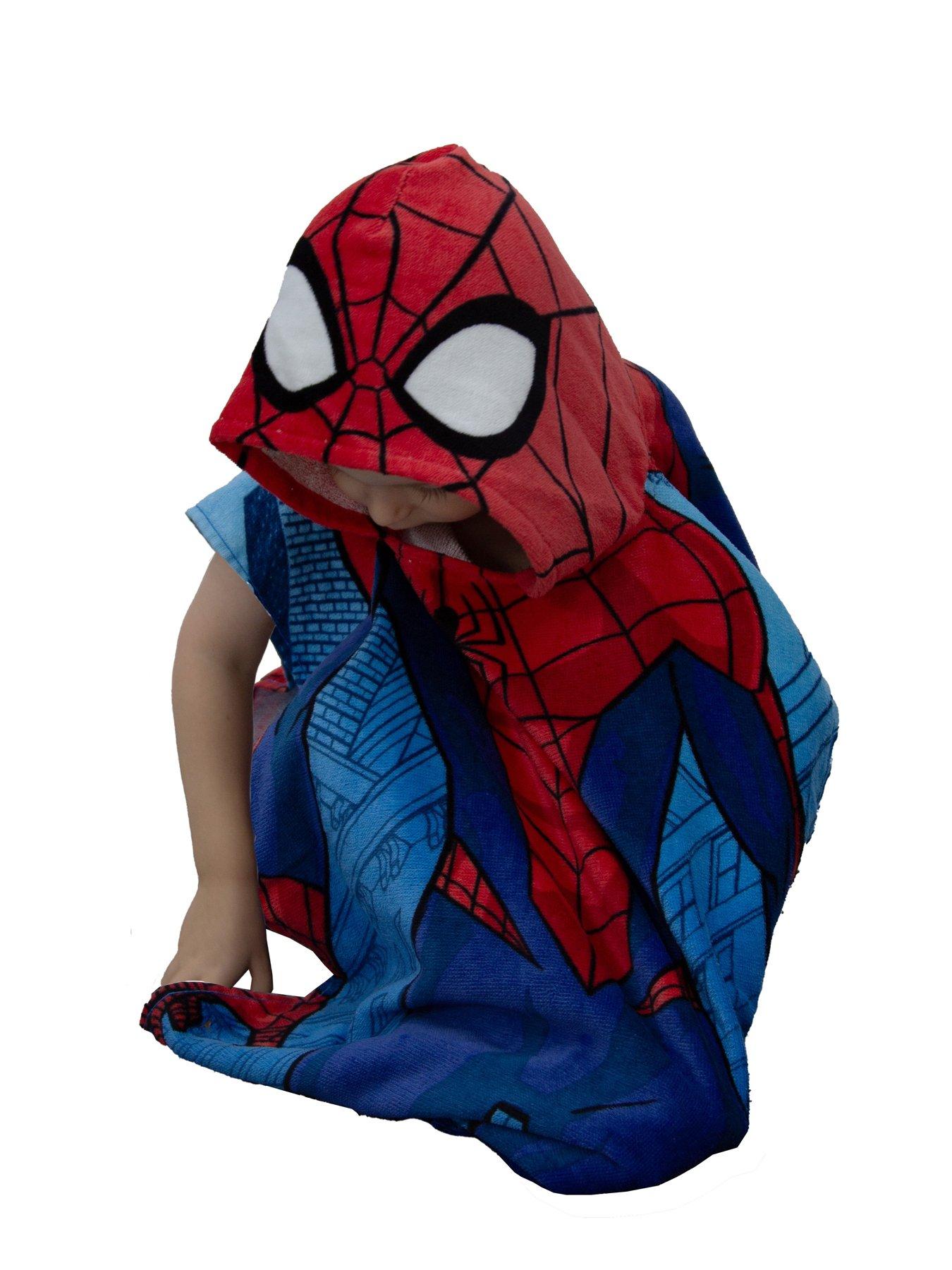 undefined Spiderman Spider City Poncho
