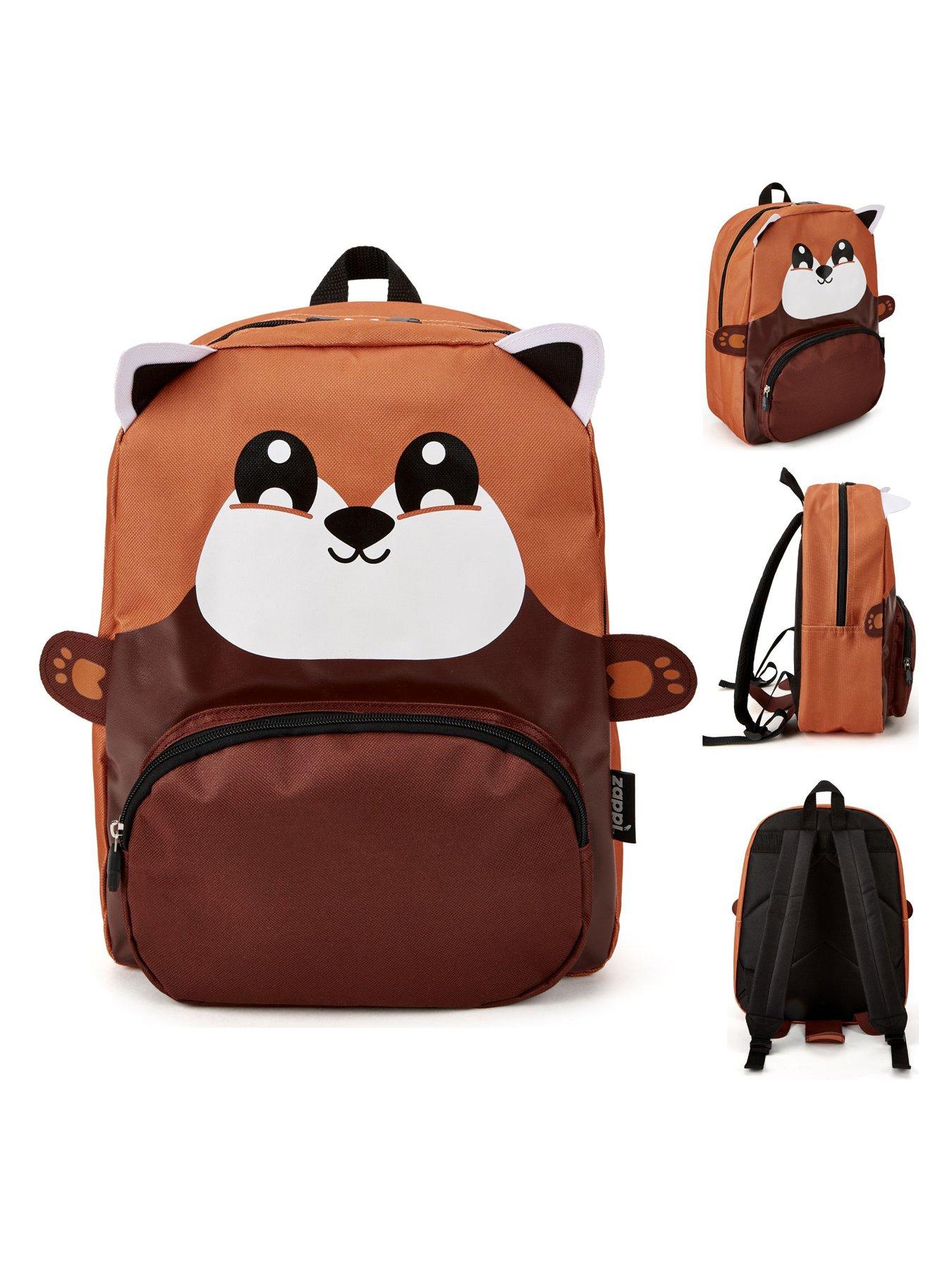 Image 2 of 7 of Zappi Baby Animal Backpack (Set) - Red Panda