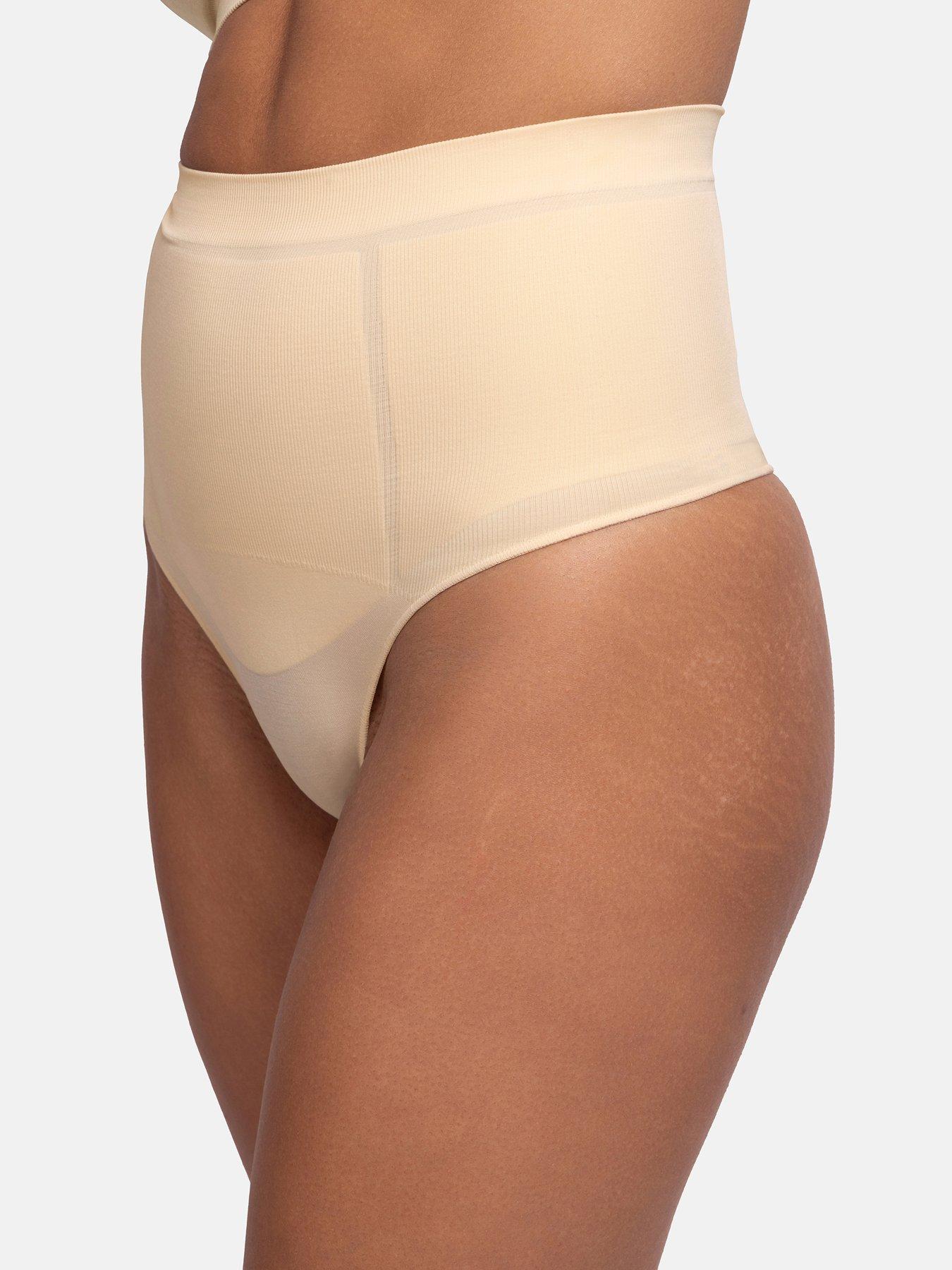 Image 1 of 5 of DORINA Absolute Sculpt Mid Waist Thong - Beige