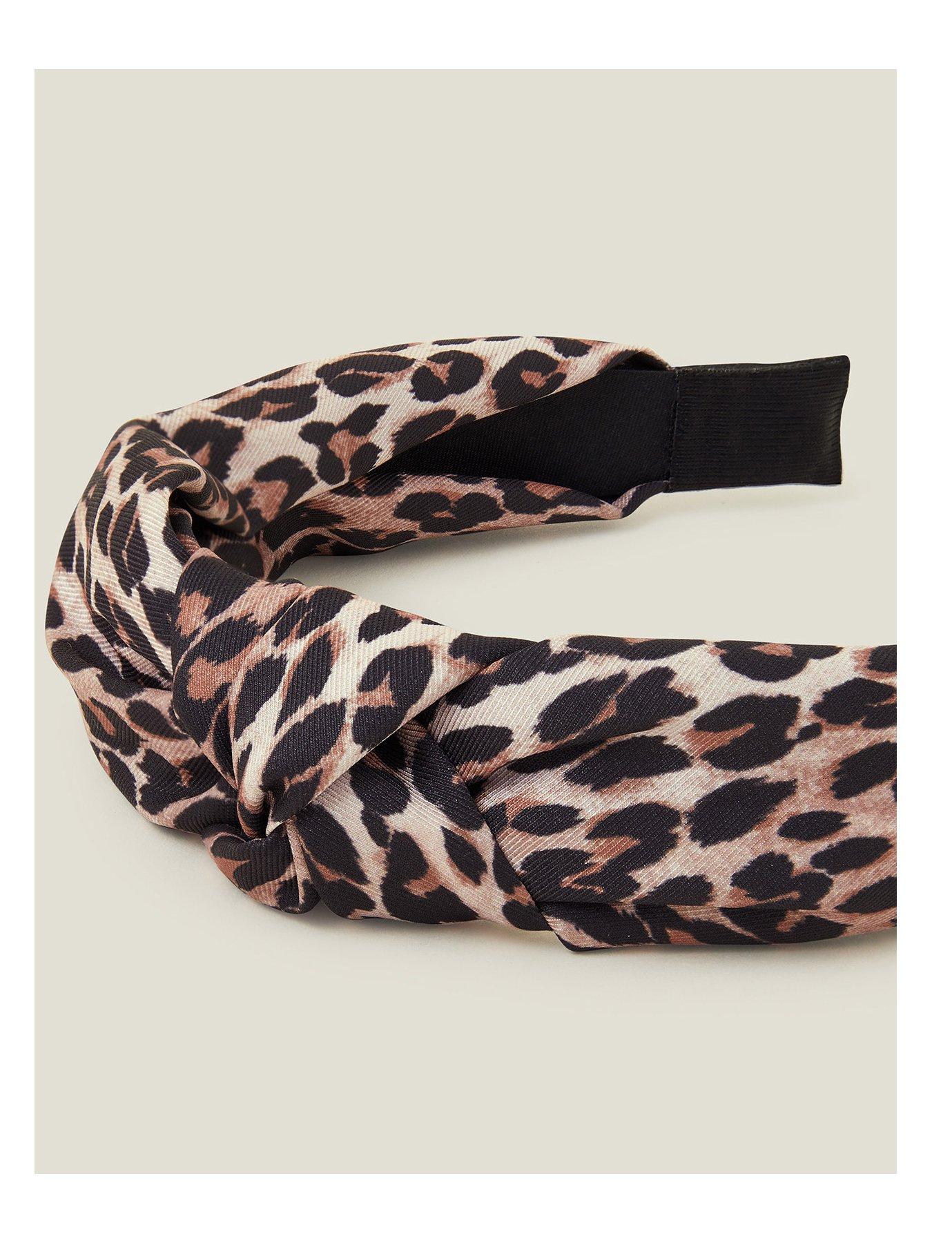 Image 3 of 3 of Accessorize Leopard Knot Headband