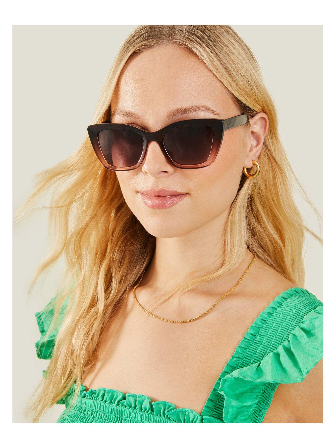 Image 2 of 3 of Accessorize Ombre Crystal Cateye