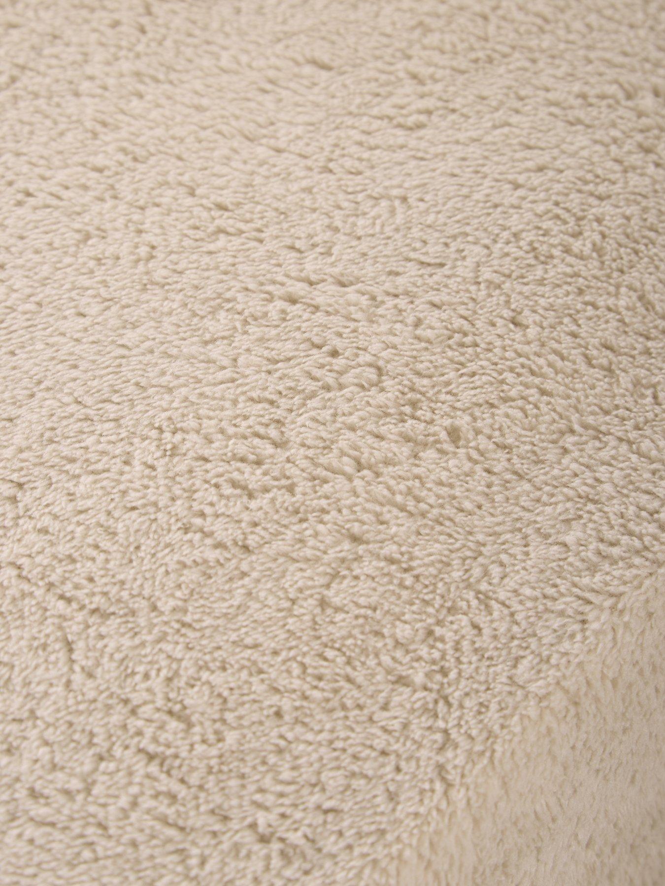 Image 4 of 4 of Very Home Teddy Fleece Fitted Sheet in Natural