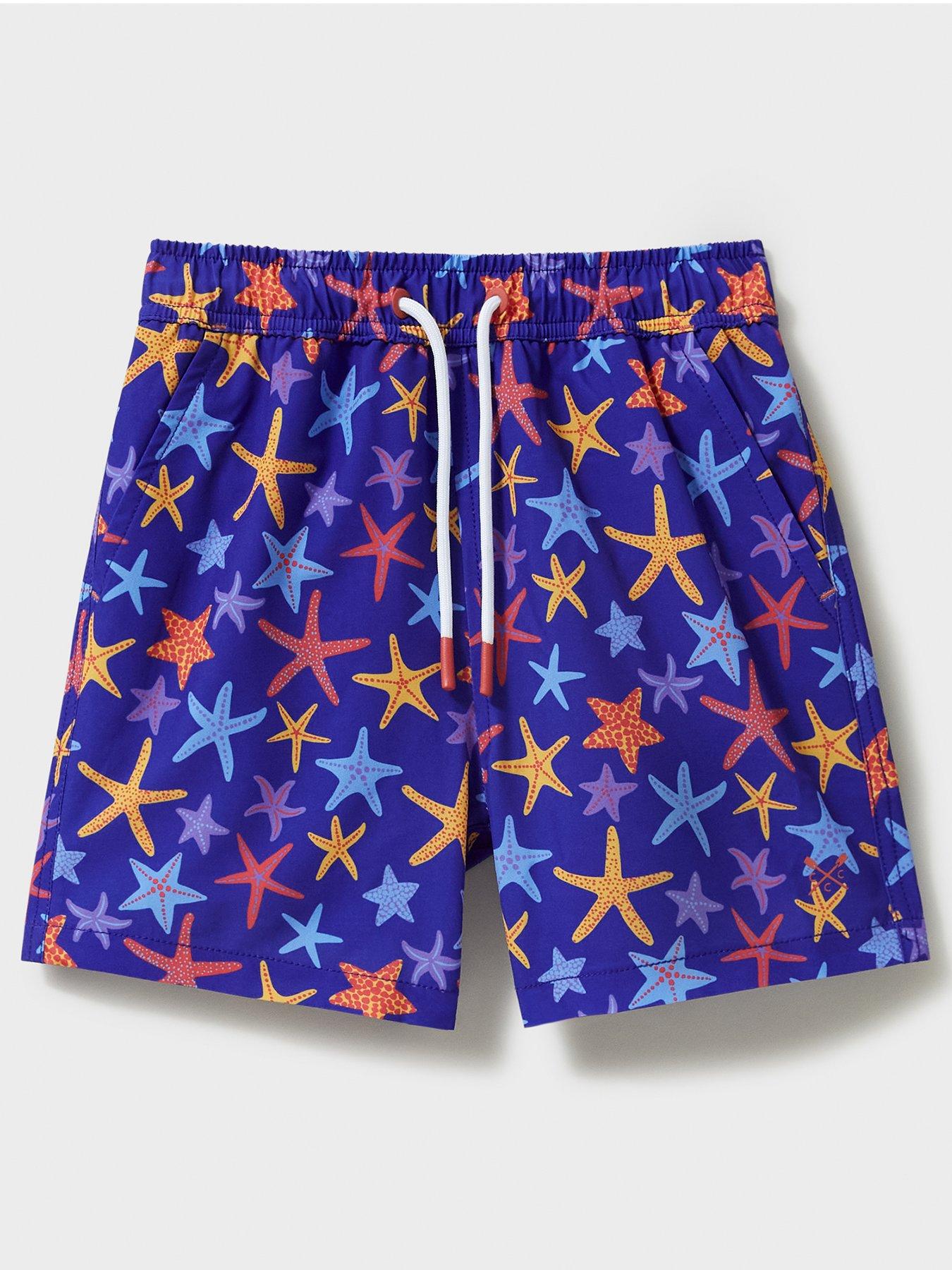undefined Boys Starfish Swim Shorts - Blue