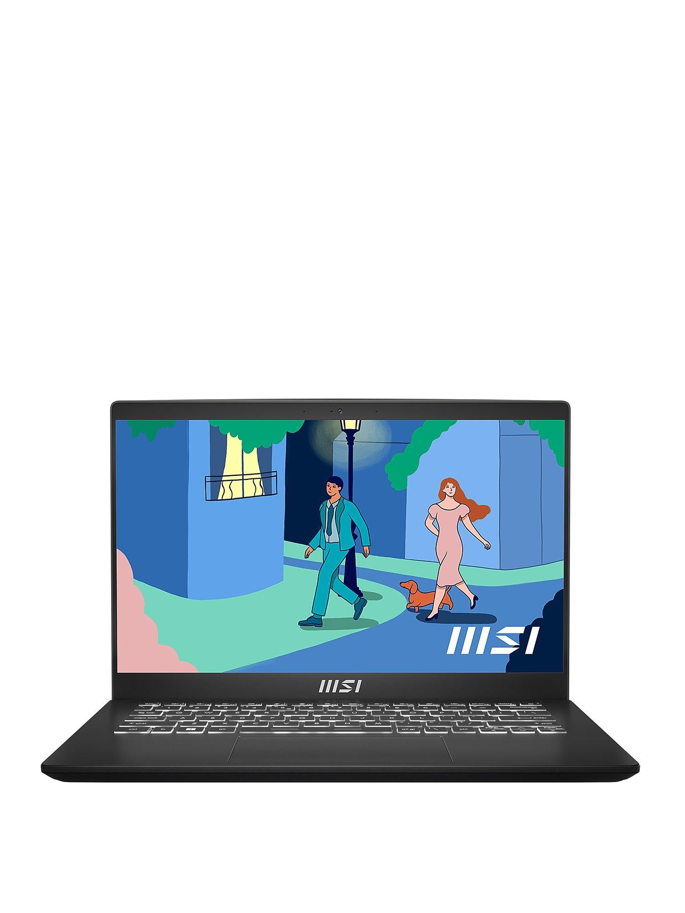 Image 1 of 7 of MSI Modern 14 C7M-074UK Laptop - 14in FHD, AMD Ryzen 5, 8GB RAM,&nbsp;512GB SSD