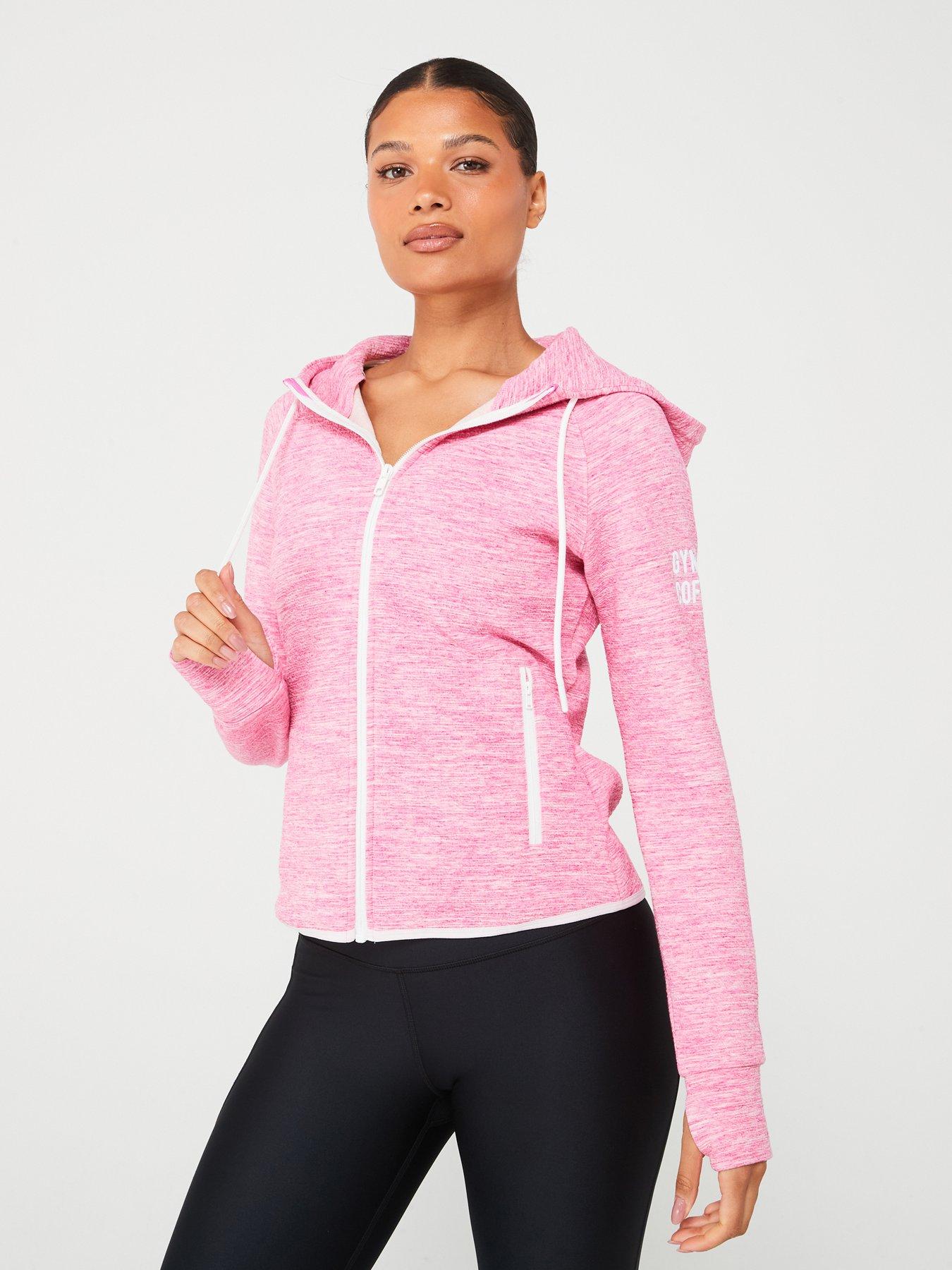undefined Women's Training Fleck Hoodie - Pink